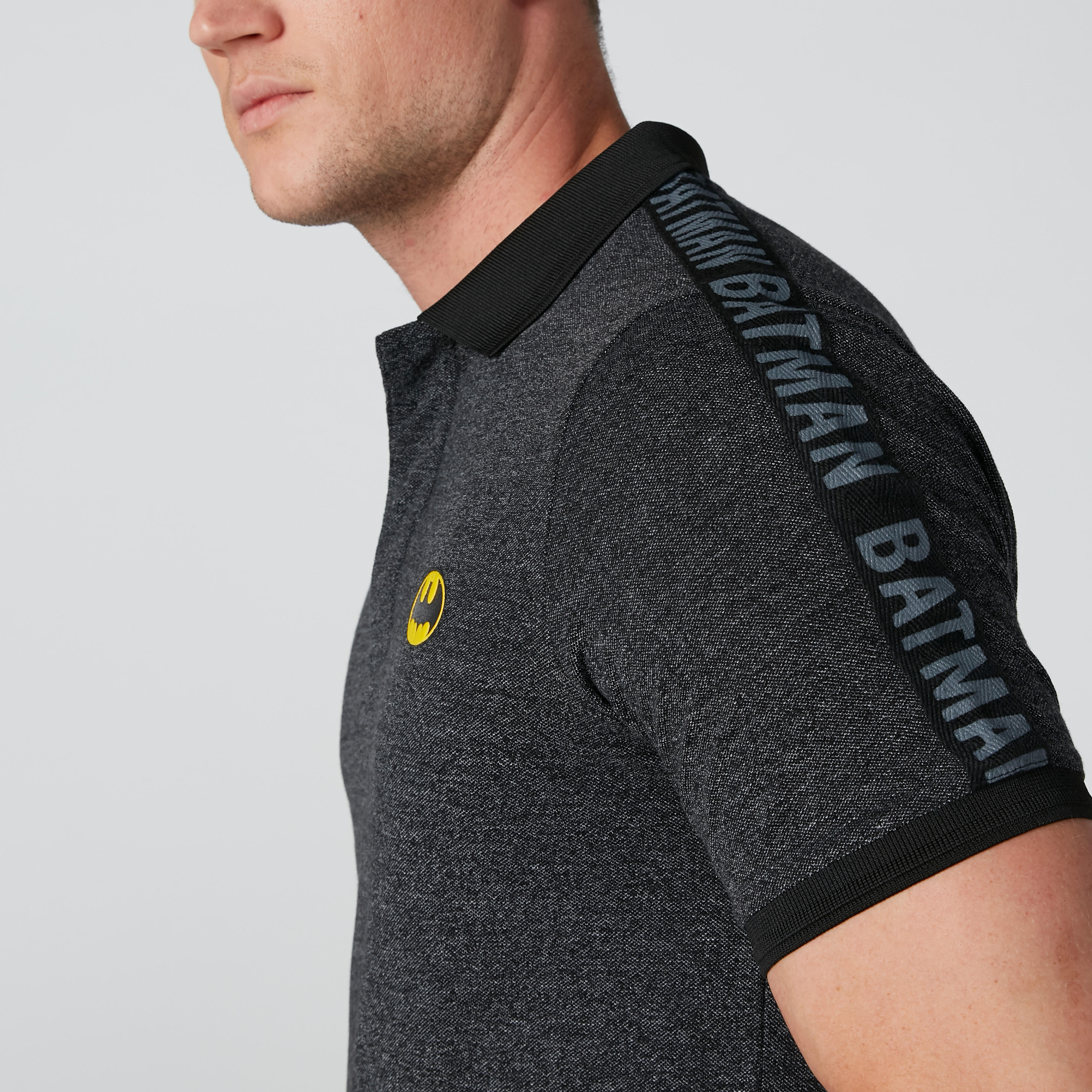 تيشيرت بياقة بولو وشريطة وطبعات باتمان-men-clothing-tshirtsandpolos-polos-image-5