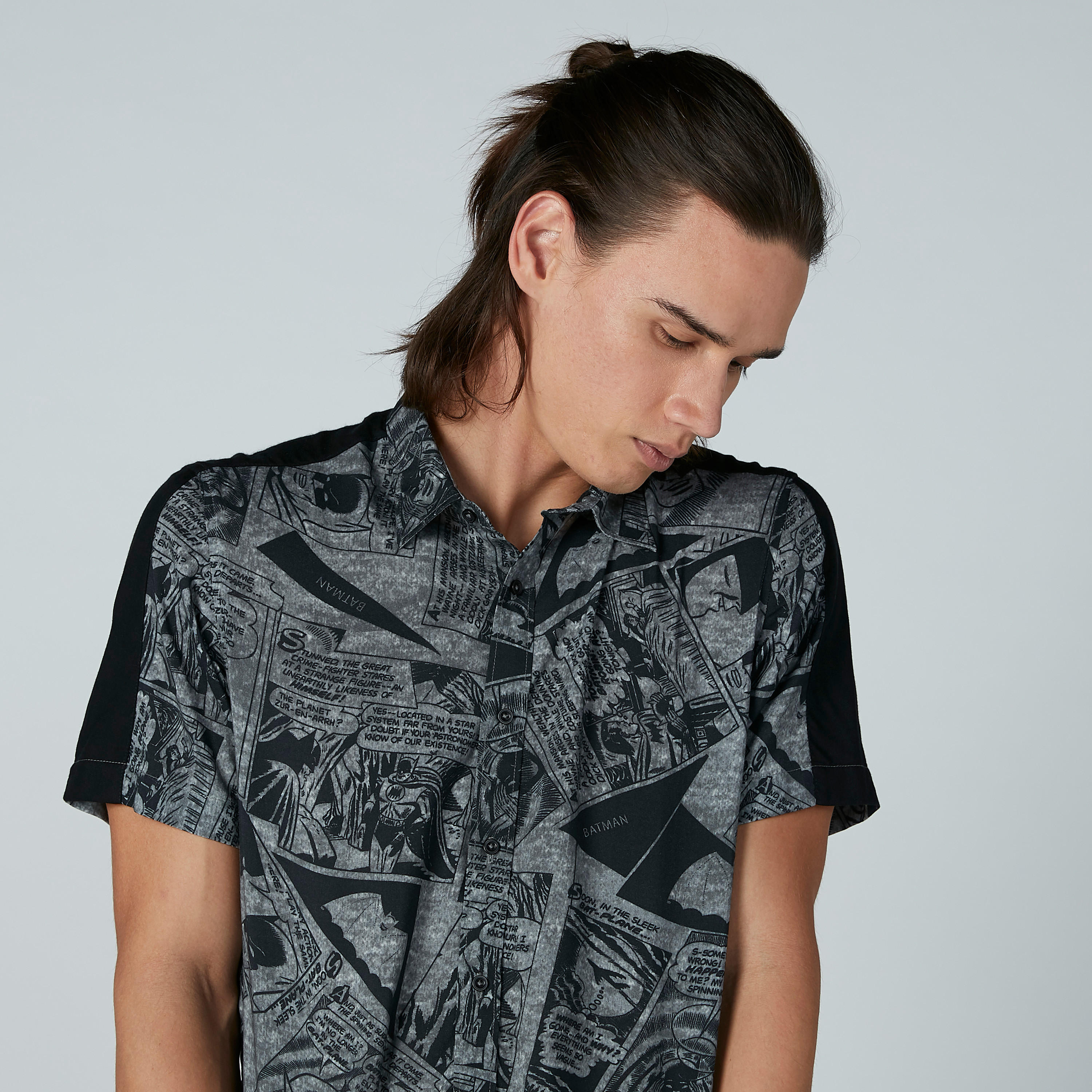 قميص بأكمام قصيرة وطبعات باتمان-men-clothing-shirts-image-3