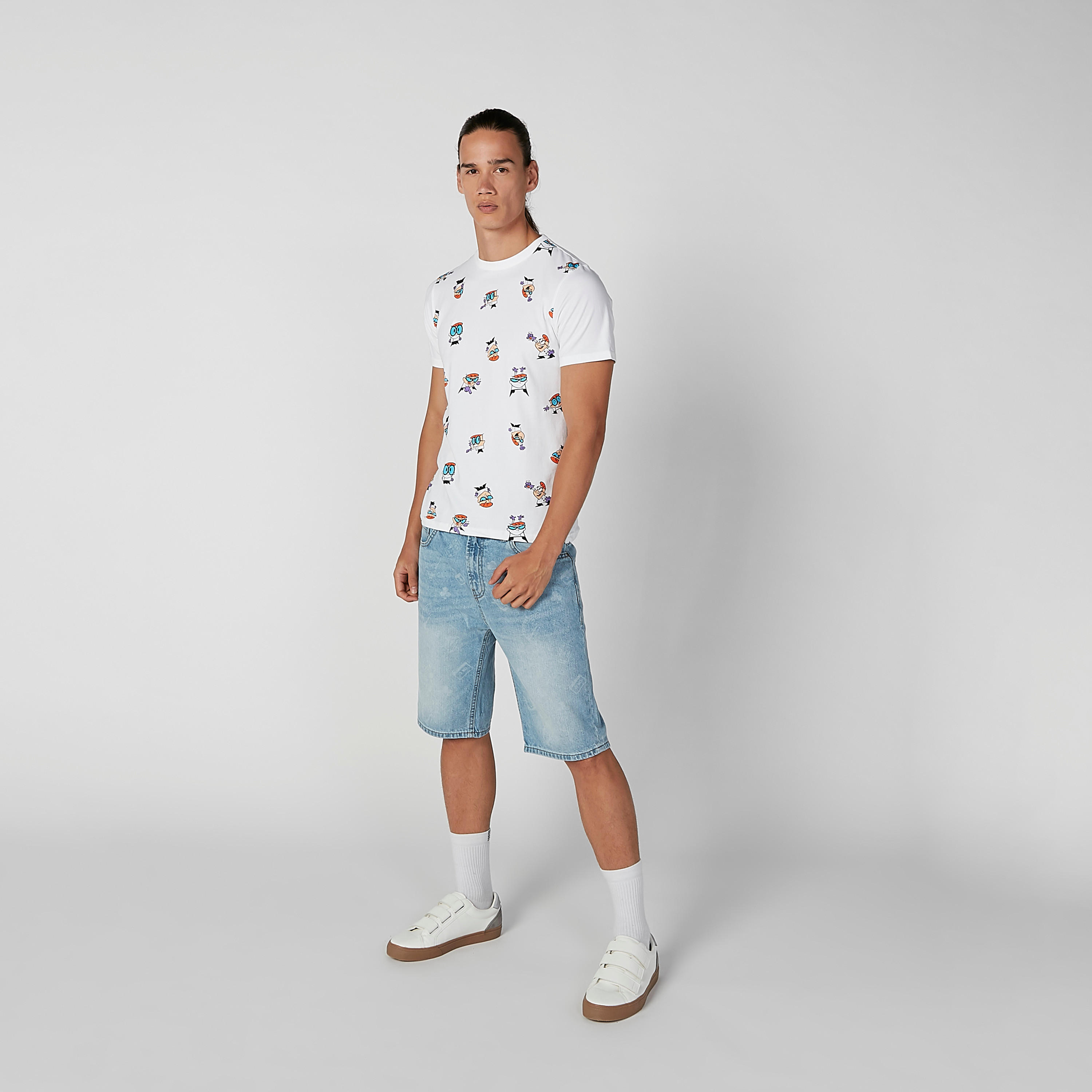 تيشيرت مستدام بياقة ضيّقة وأكمام قصيرة وطبعات ديكستر-men-clothing-tshirtsandpolos-tshirts-image-5