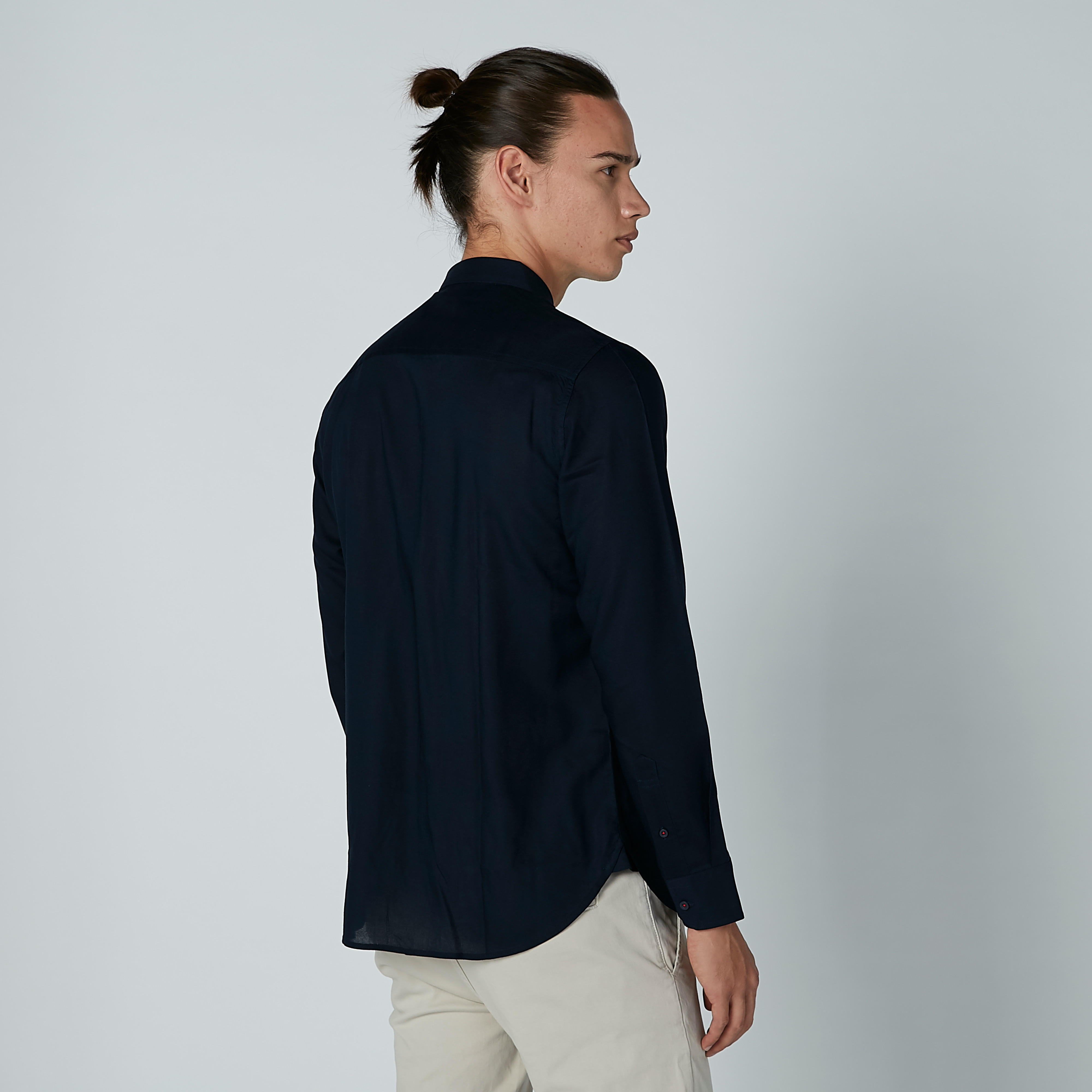 قميص بأكمام طويلة وتزيينات كابتن أمريكا-men-clothing-shirts-image-3