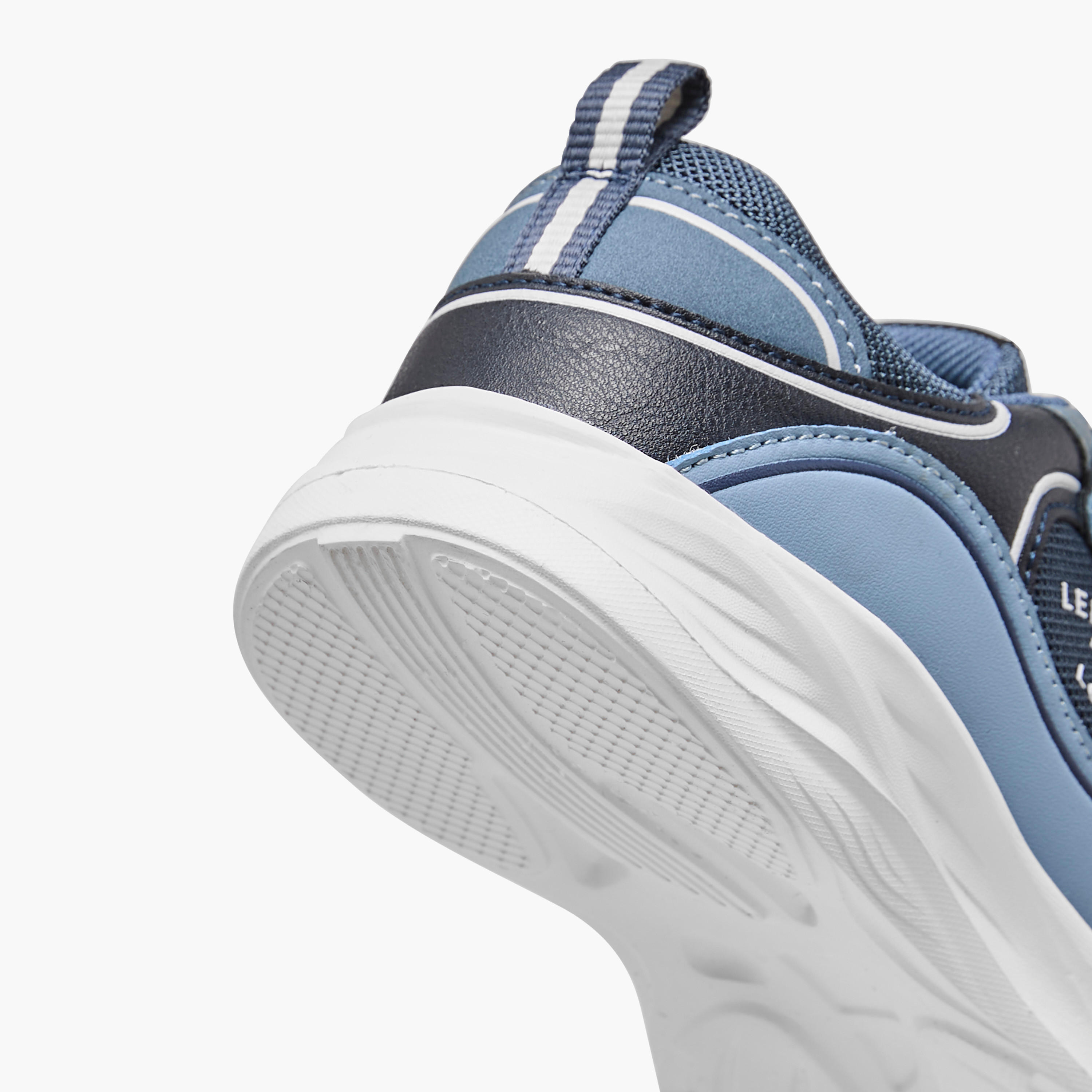 Lee Cooper Boys' Panelled Sneakers with Hook and Loop Closure-boys-shoes-sneakers-image-5