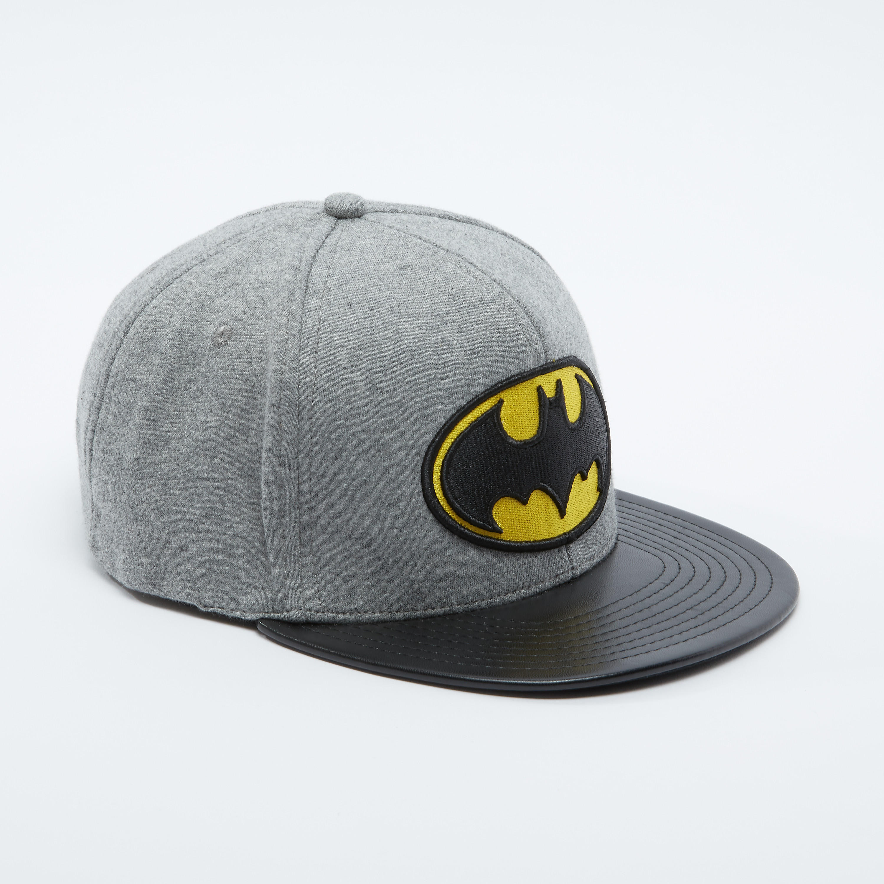 Batman Textured Cap with Snap Closure-men-caps-image-1
