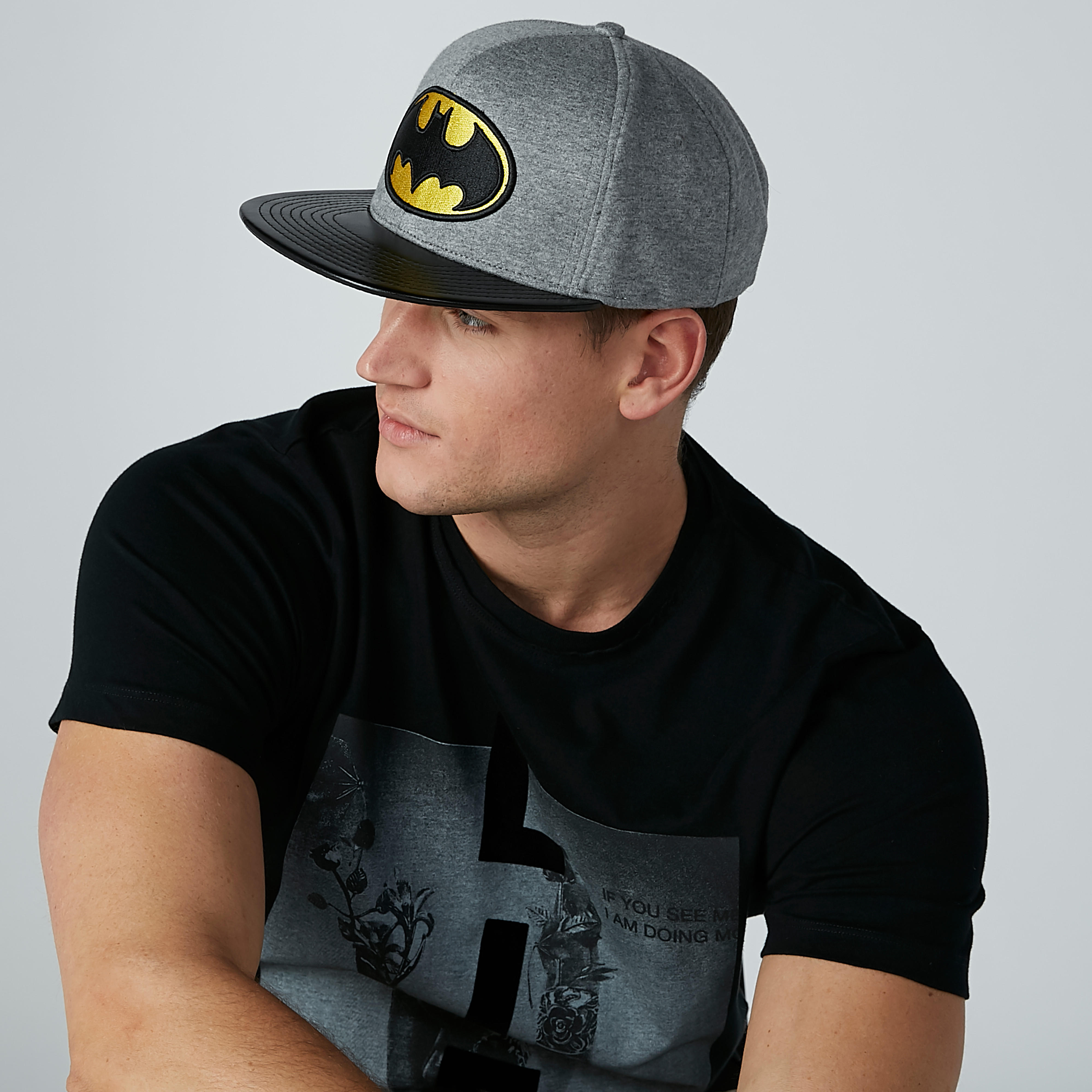 Batman Textured Cap with Snap Closure-men-caps-image-2