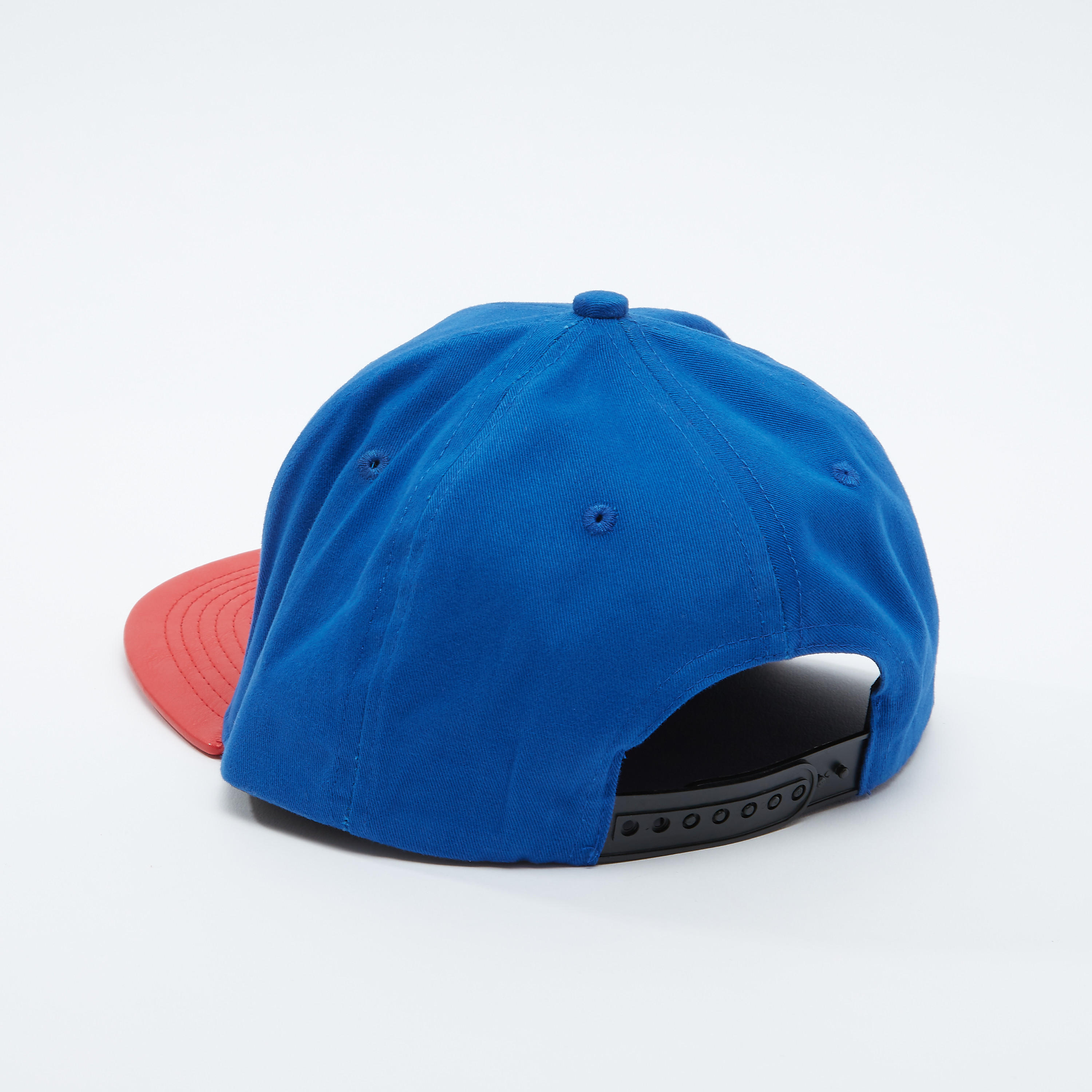 Superman Textured Cap with Embroidery and Snap Closure-men-caps-image-3