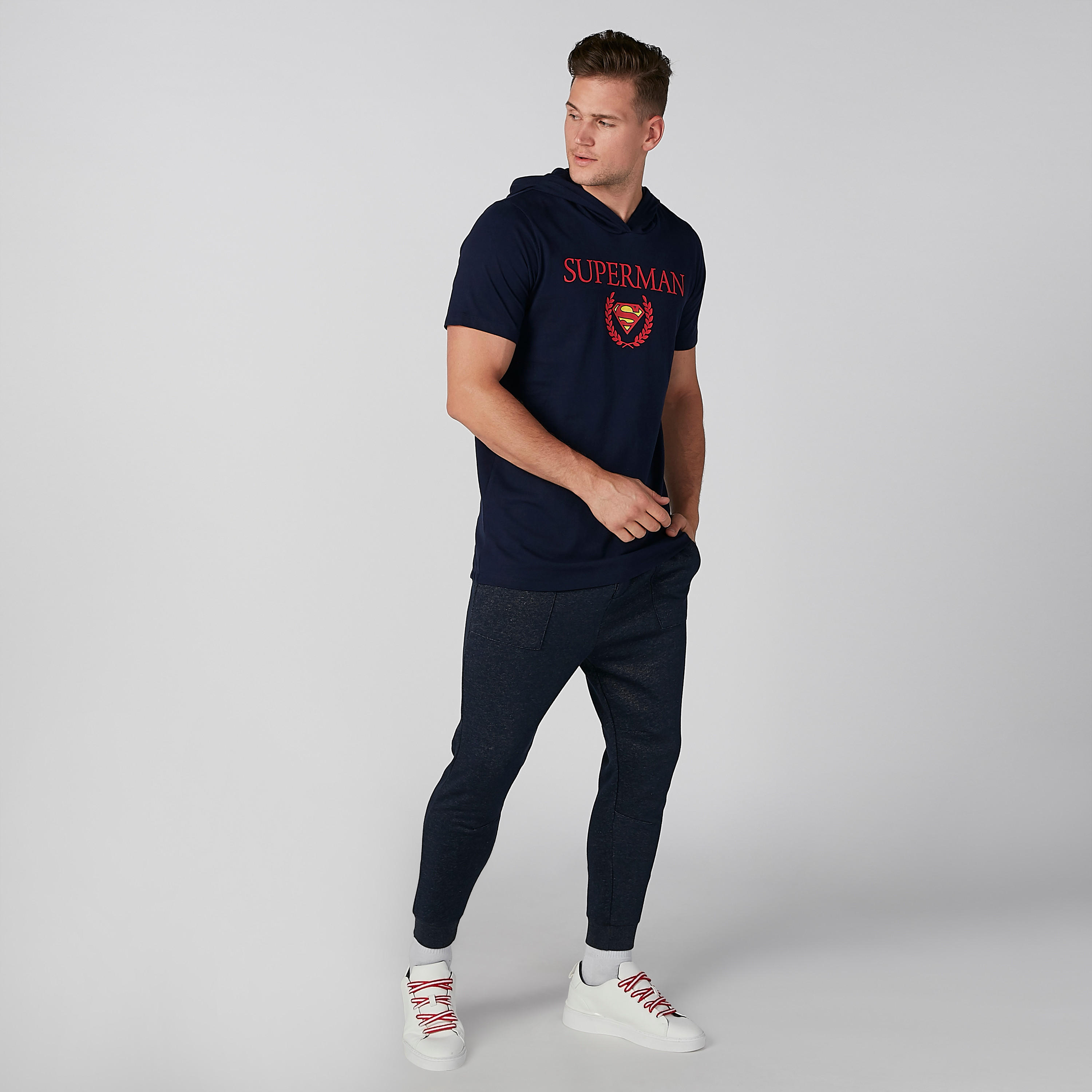 تيشيرت بقبّعة وأكمام قصيرة وطبعات سوبرمان-men-clothing-tshirtsandpolos-tshirts-image-3