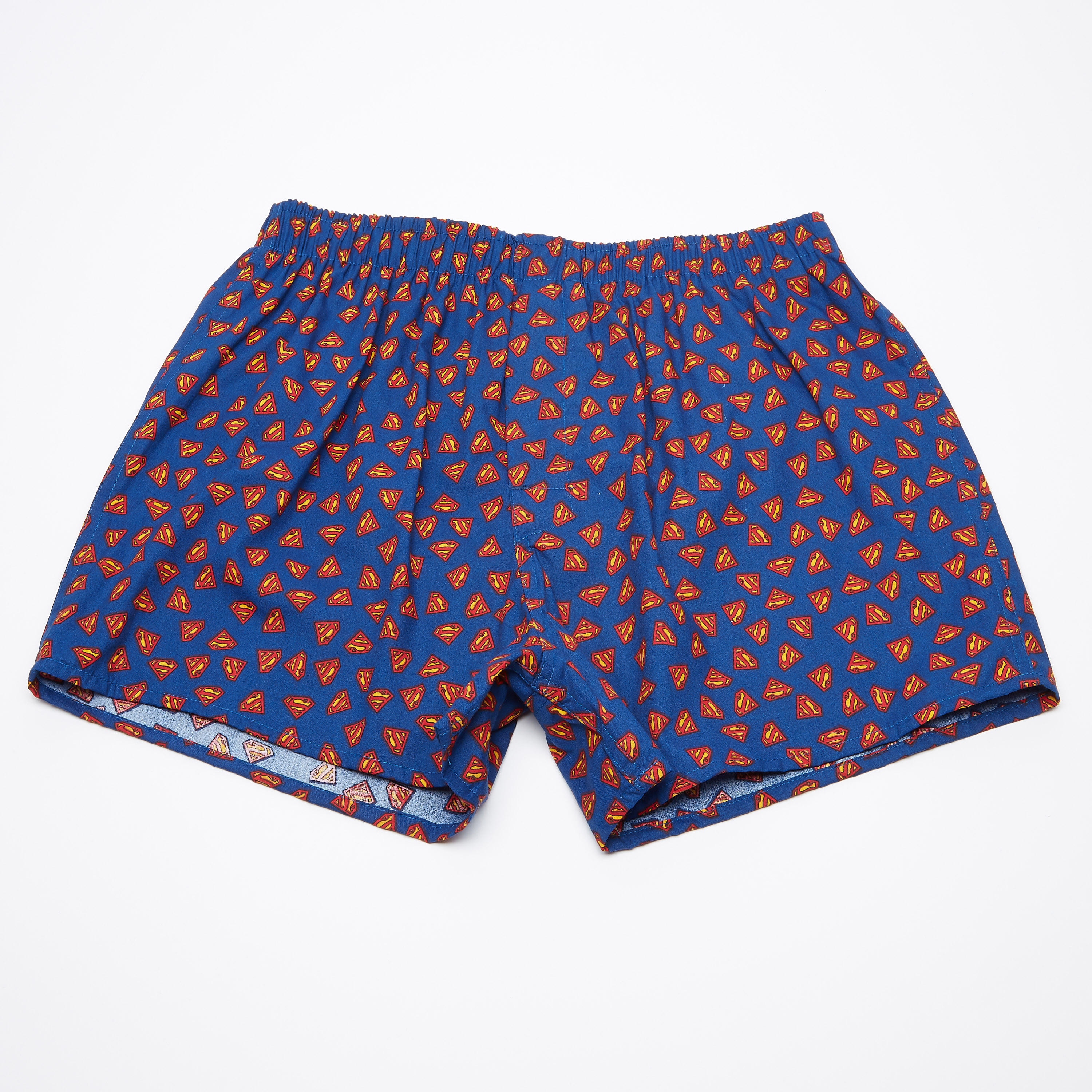 سراويل بوكسر بخصر مطّاطي وطبعات سوبرمان - طقم من قطعتين-men-clothing-innerwear-underwear-image-2