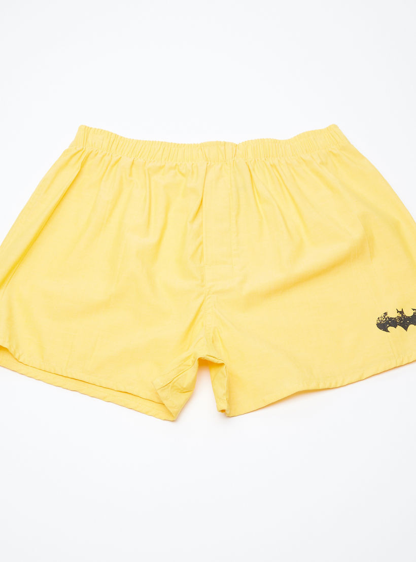 سراويل بوكسر بخصر مطّاطي وطبعات باتمان - طقم من قطعتين-men-clothing-innerwear-underwear-image-2