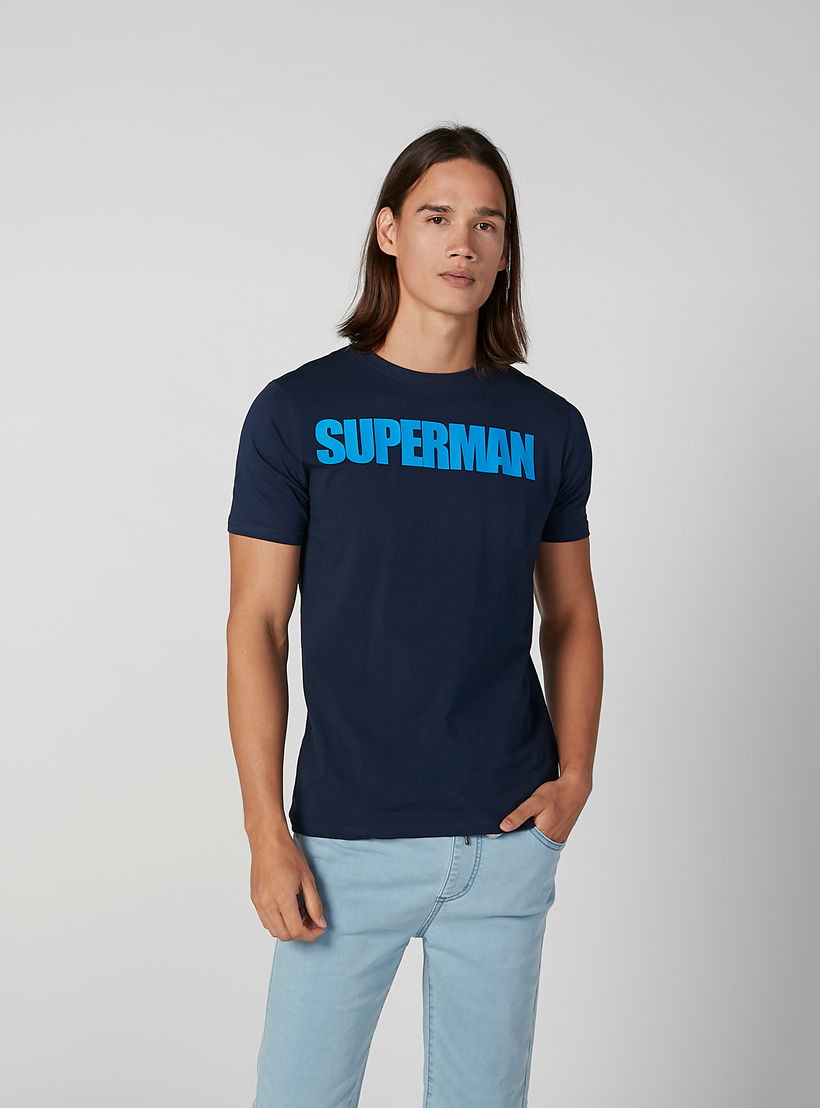 تيشيرت بياقة مستديرة وأكمام قصيرة وطبعات سوبرمان-men-clothing-tshirtsandpolos-tshirts-image-1