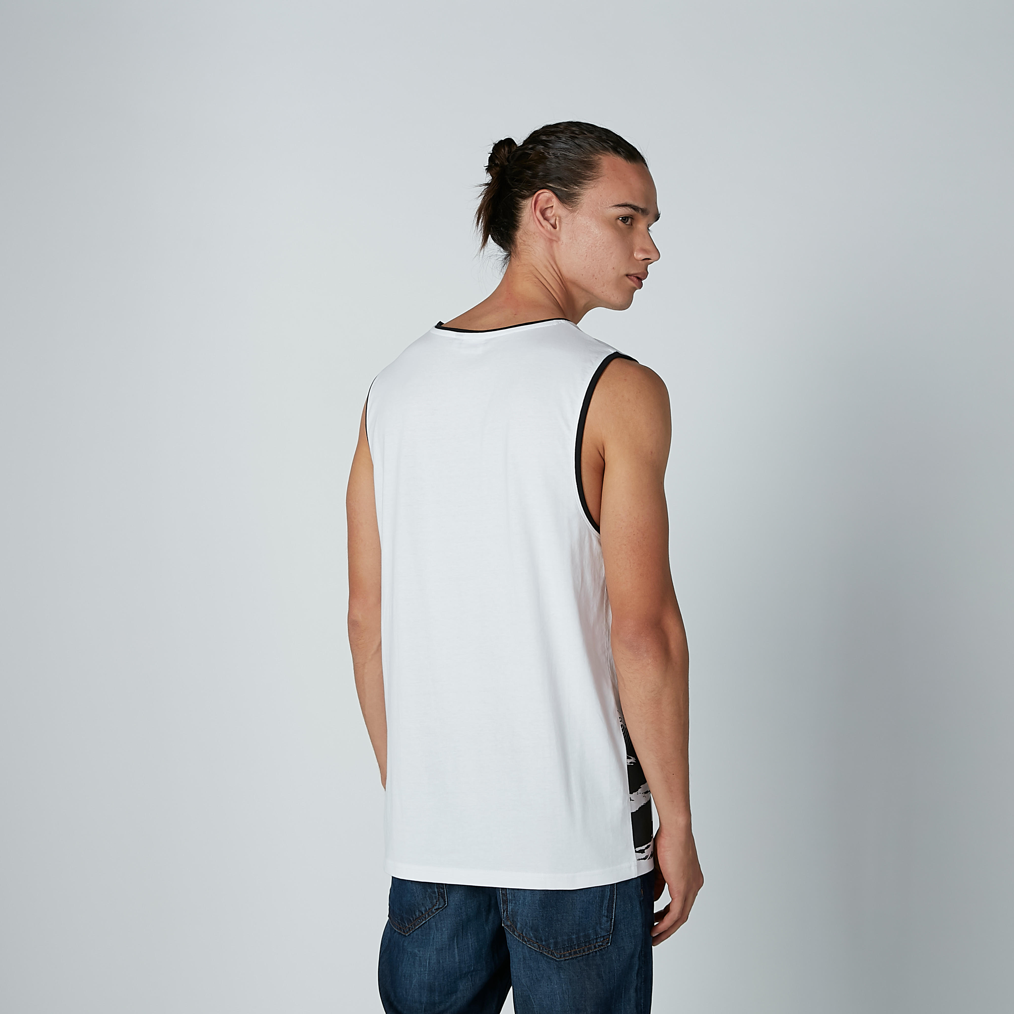 Batman Printed Sleeveless T-shirt with Round Neck-men-clothing-tshirtsandpolos-tshirts-image-3