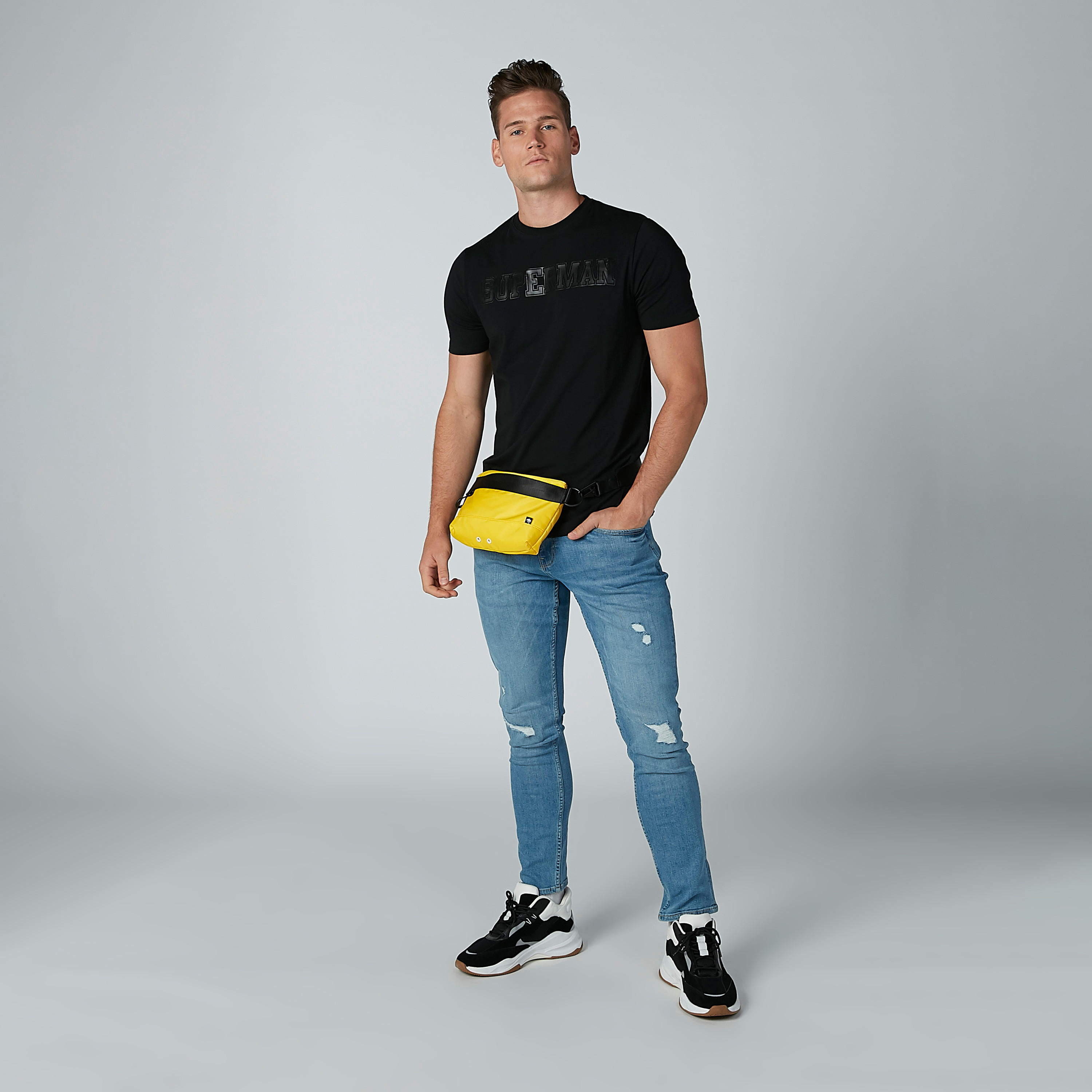Superman Printed T-shirt with Short Sleeves and Round Neck-men-clothing-tshirtsandpolos-tshirts-image-2