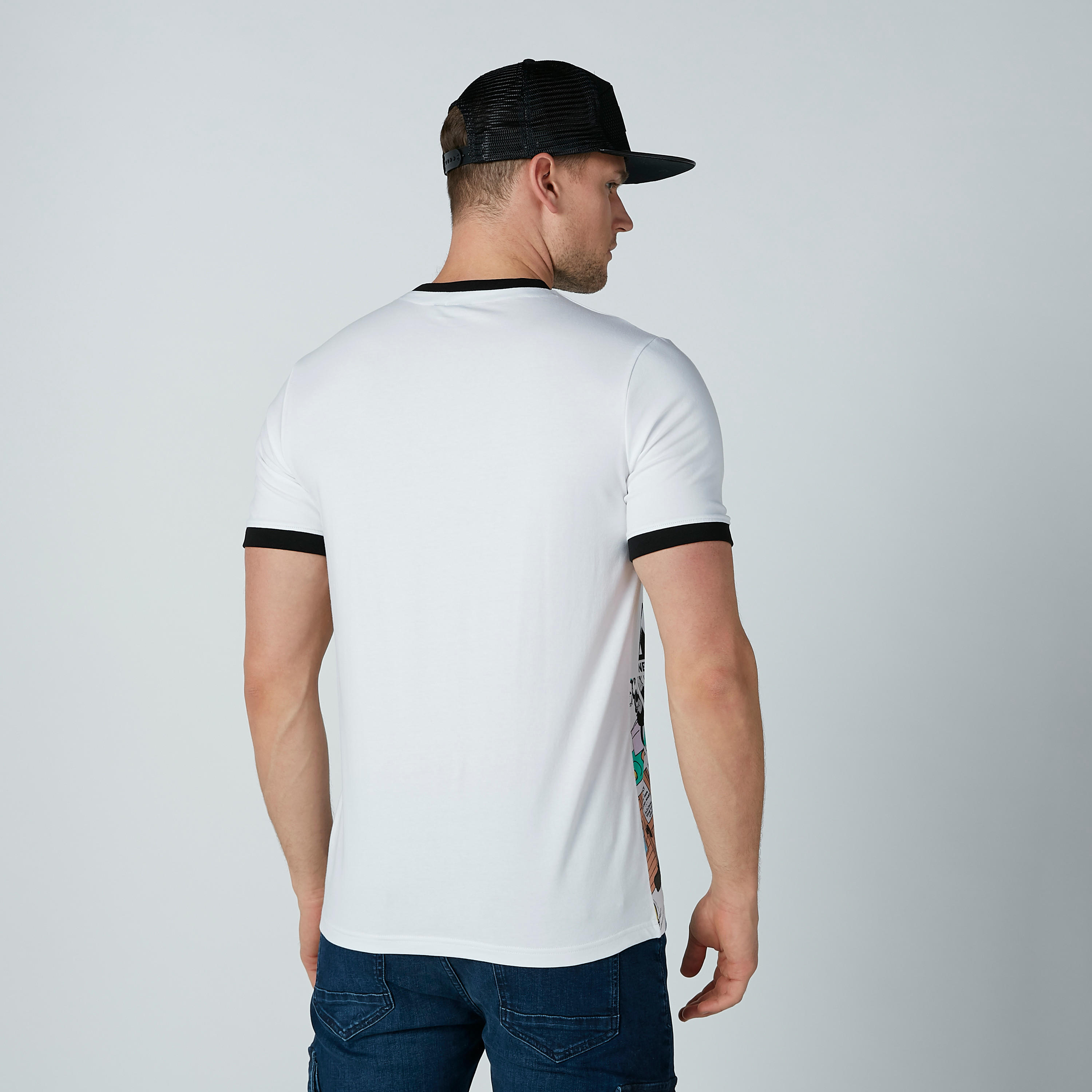 تيشيرت مستدام بأكمام قصيرة وطبعات ميكي ماوس-men-clothing-tshirtsandpolos-tshirts-image-4