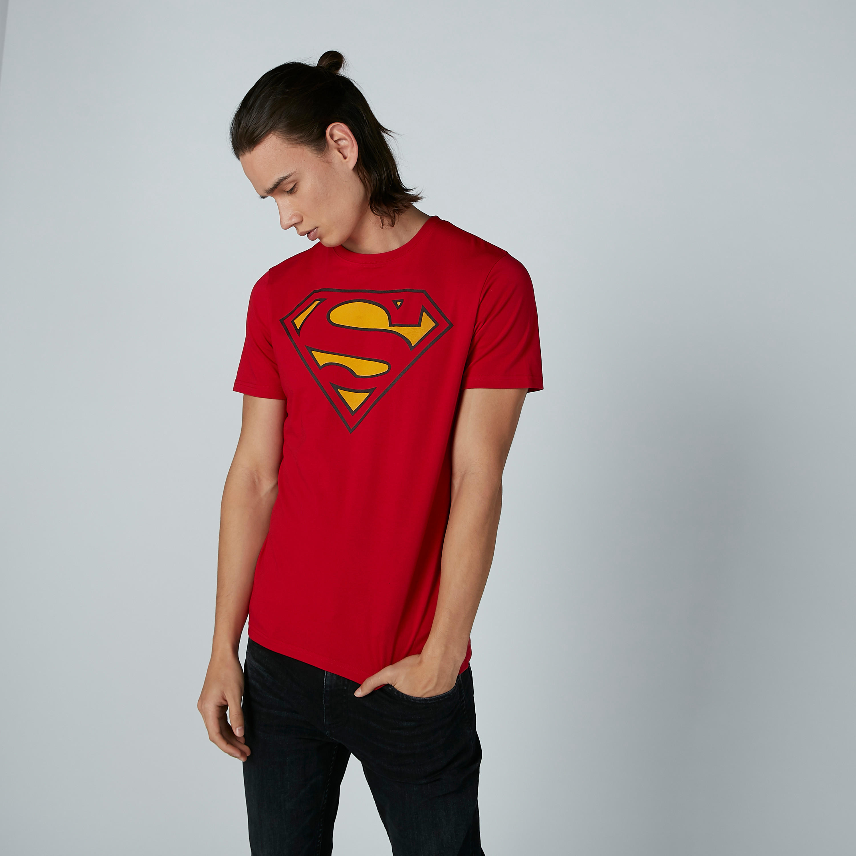 Superman Printed T-Shirt with Short Sleeves-men-clothing-tshirtsandpolos-tshirts-image-1
