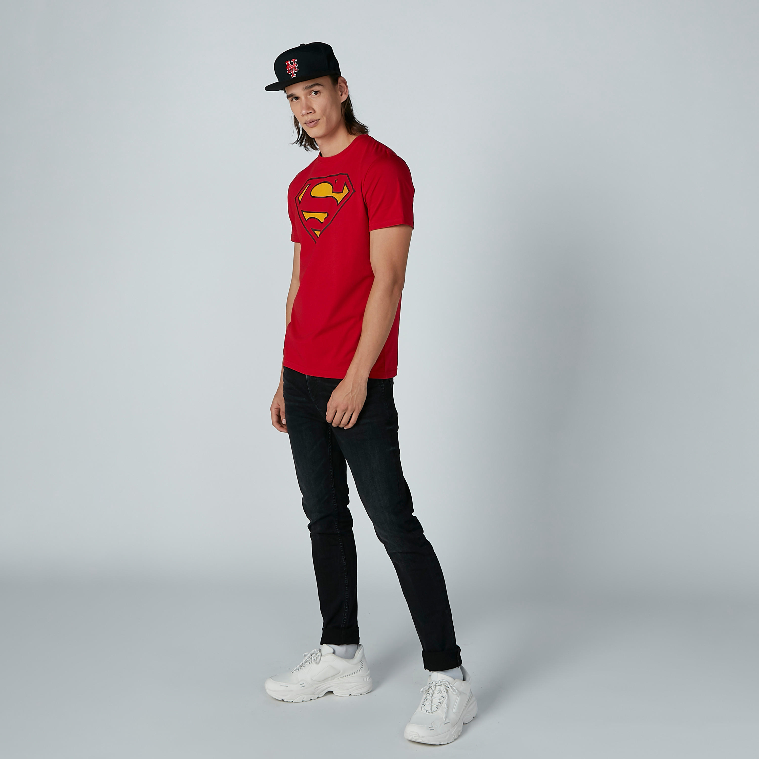 Superman Printed T-Shirt with Short Sleeves-men-clothing-tshirtsandpolos-tshirts-image-2
