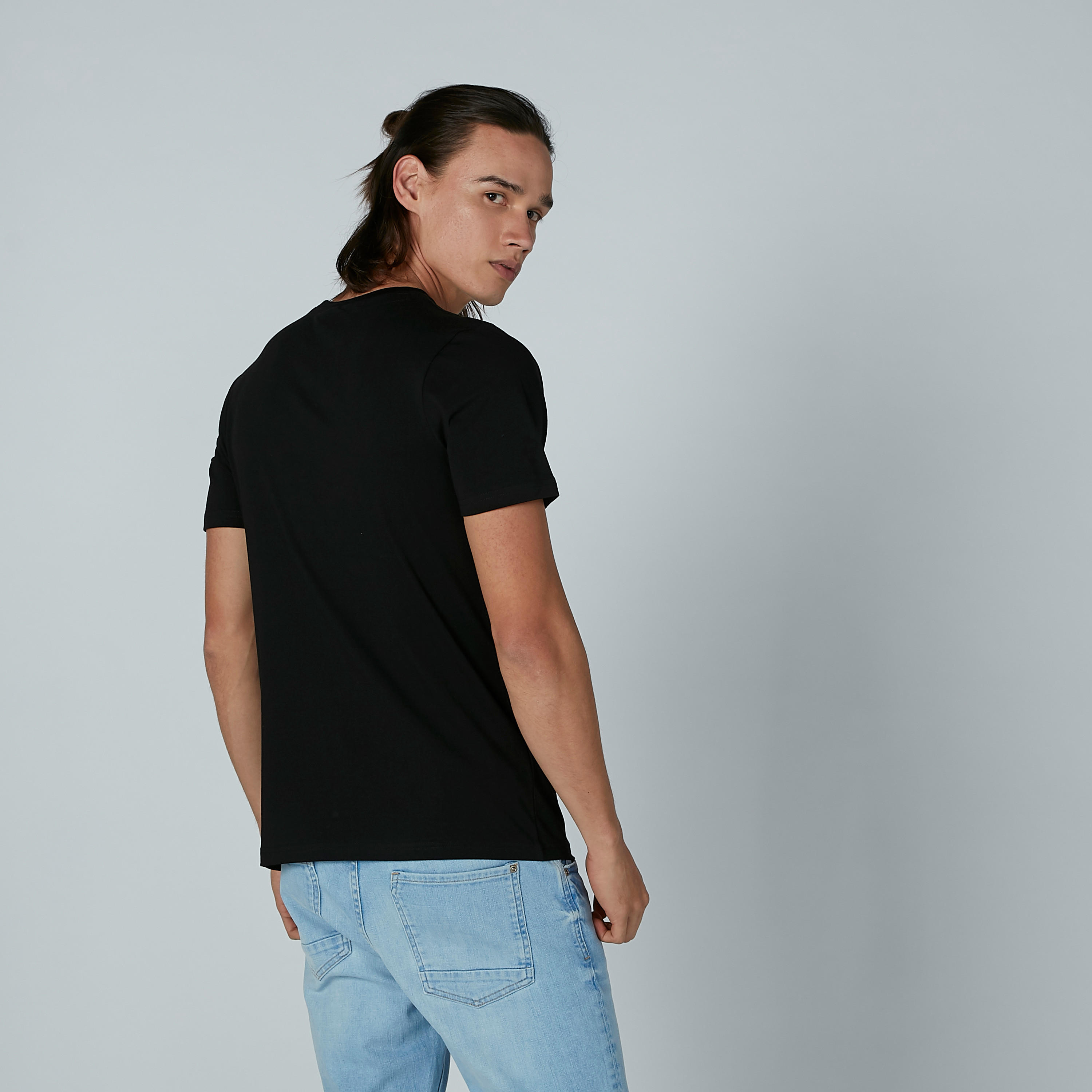تيشيرت بياقة مستديرة وأكمام قصيرة وطبعات سوبرمان-men-clothing-tshirtsandpolos-tshirts-image-3