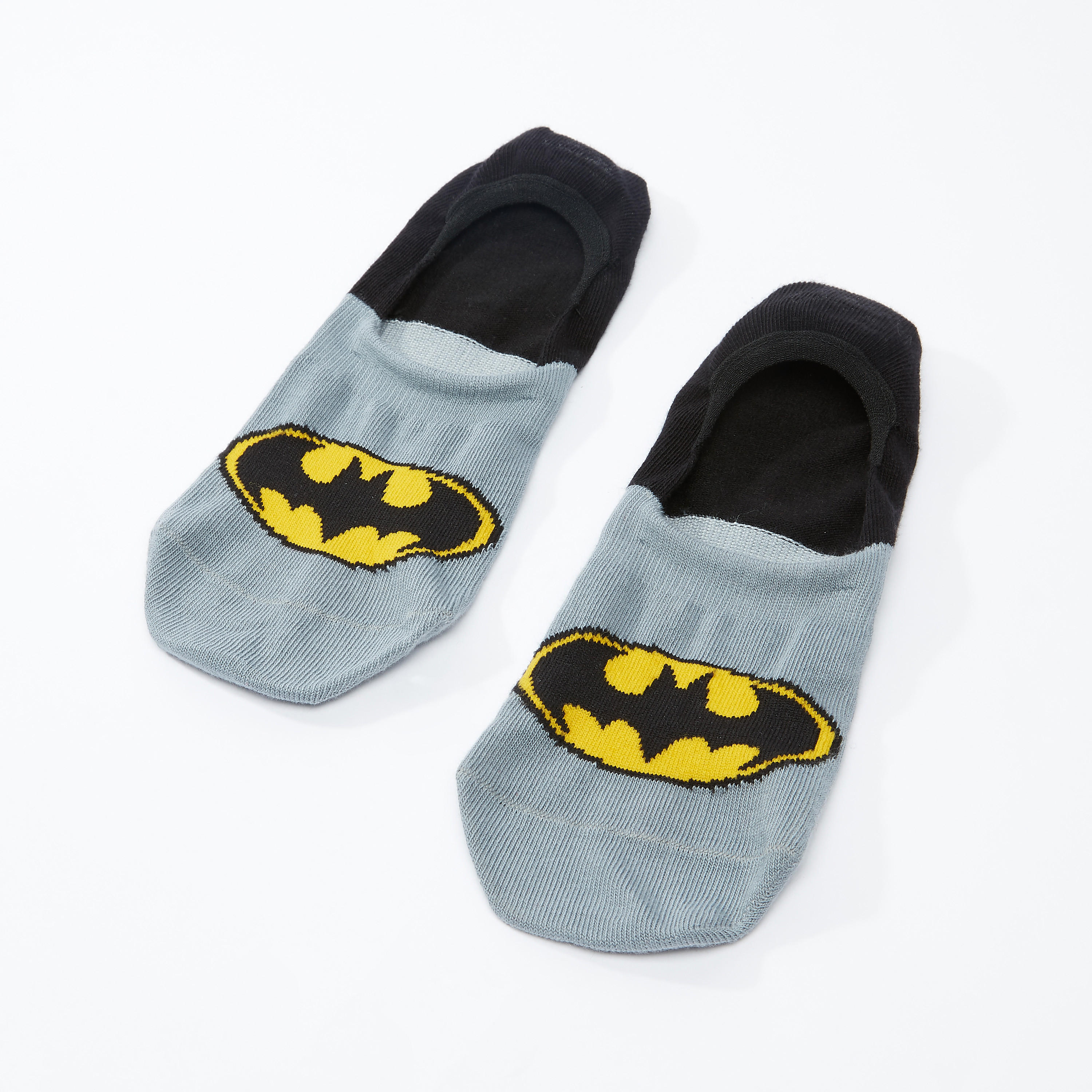 جوارب غير مرئية كتل ألوان بطبعات باتمان-men-socks-image-1