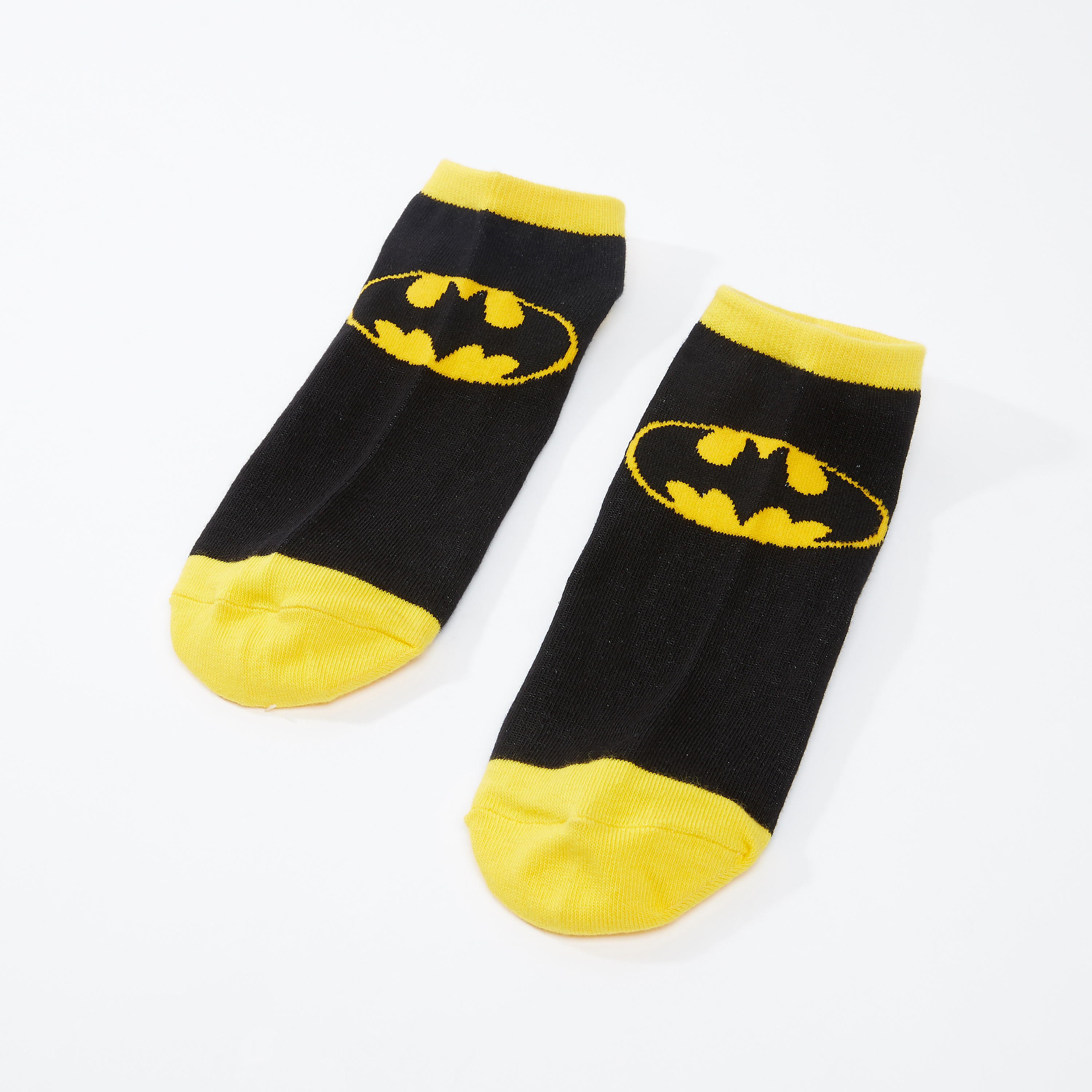 جوارب بطول الكاحل بملمس مضلّع وطبعات باتمان-men-socks-image-3