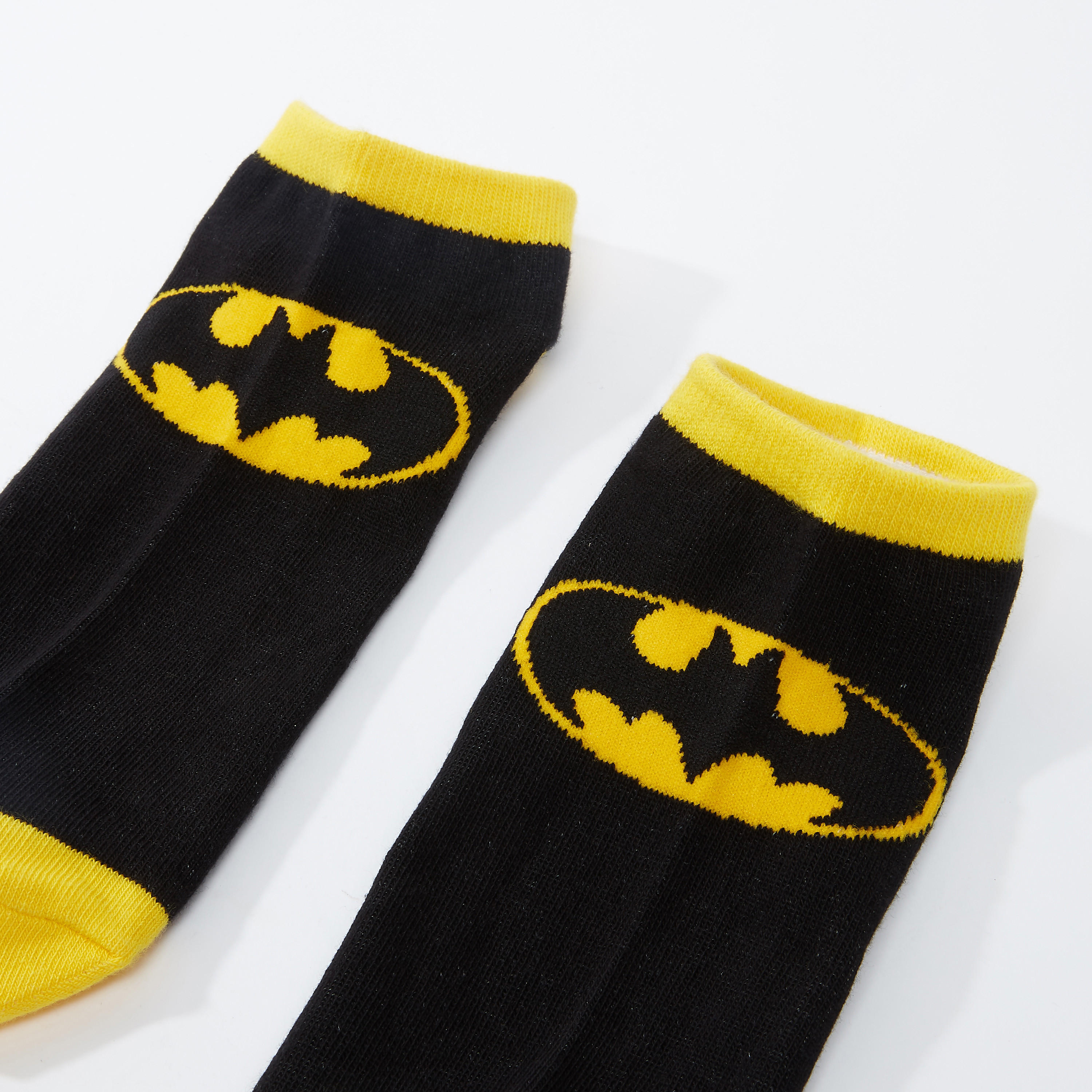 جوارب بطول الكاحل بملمس مضلّع وطبعات باتمان-men-socks-image-2