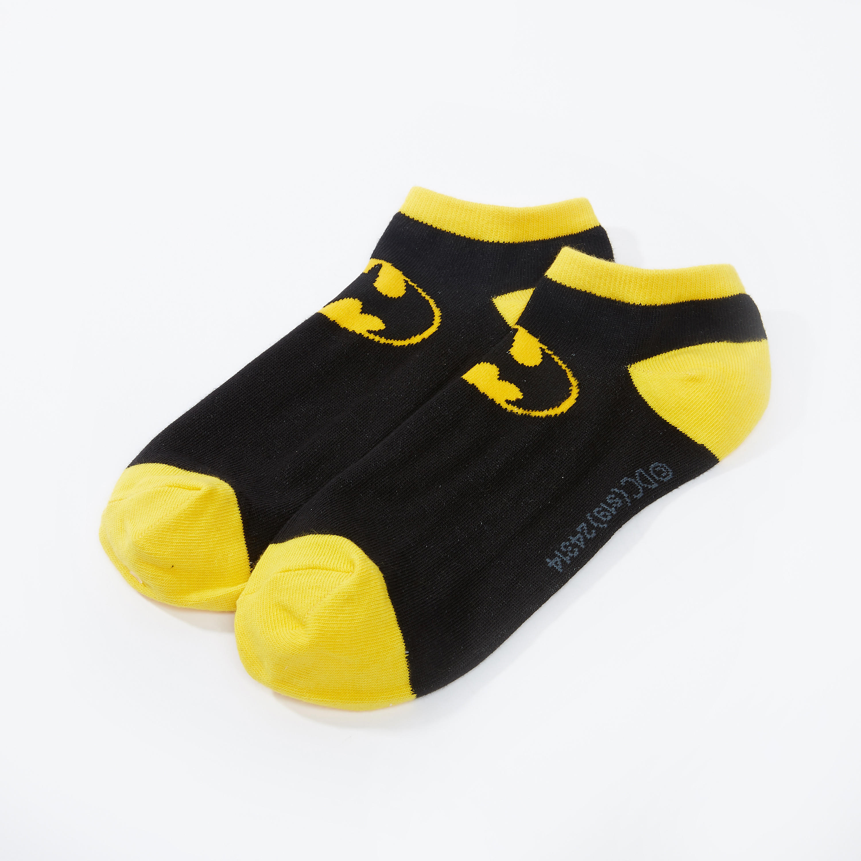 جوارب بطول الكاحل بملمس مضلّع وطبعات باتمان-men-socks-image-1