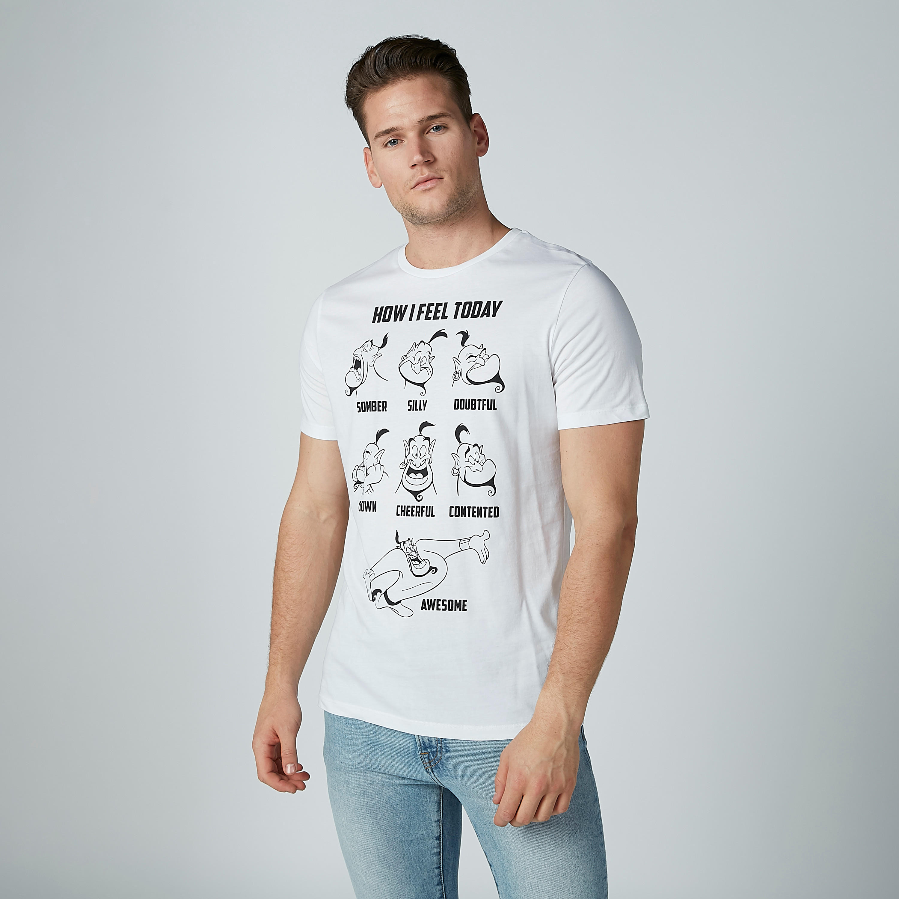تيشيرت مستدام بياقة مستديرة وأكمام قصيرة وطبعات جيني-men-clothing-tshirtsandpolos-tshirts-image-2