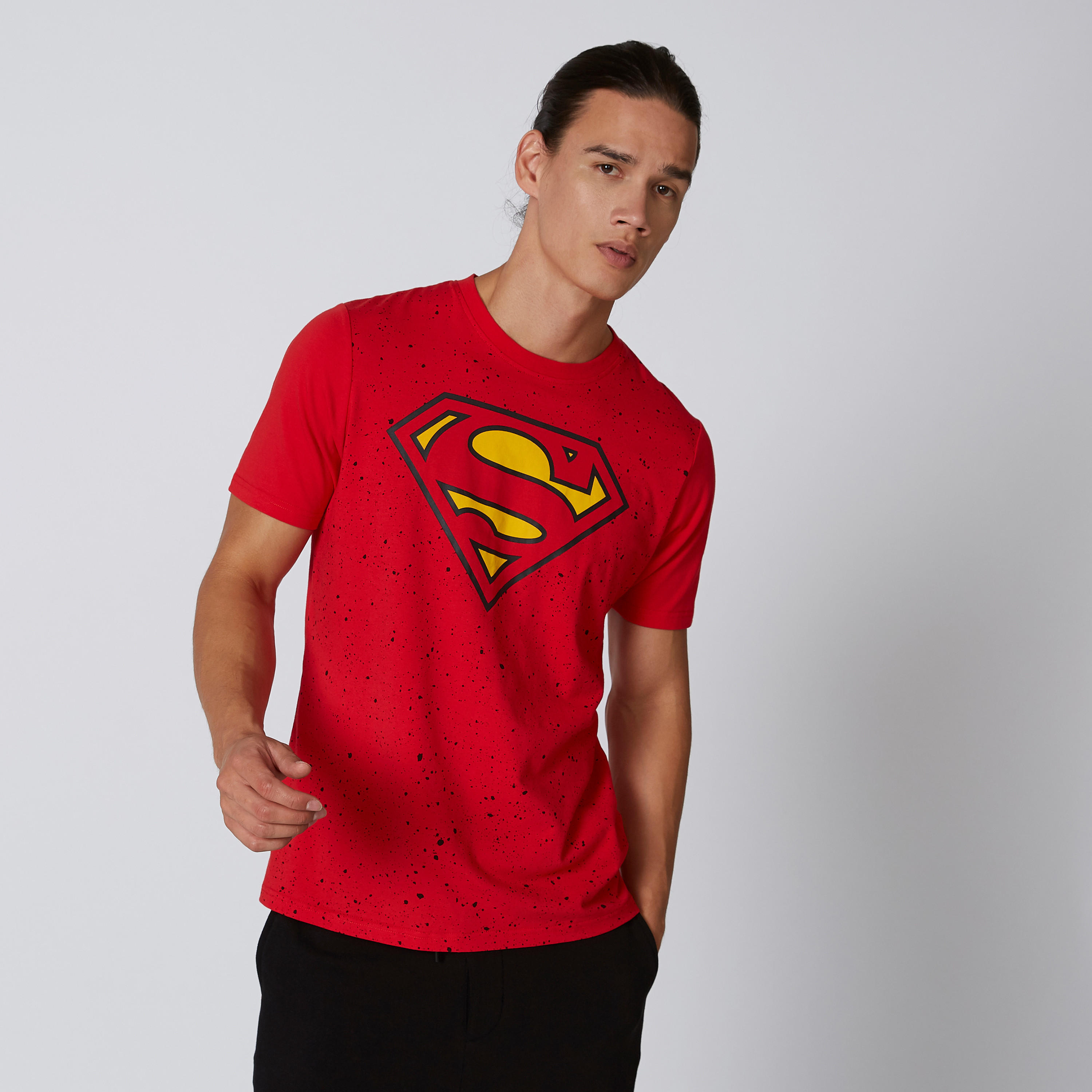 تيشيرت مستدام سليم بأكمام قصيرة وطبعات سوبرمان -men-clothing-tshirtsandpolos-tshirts-image-3
