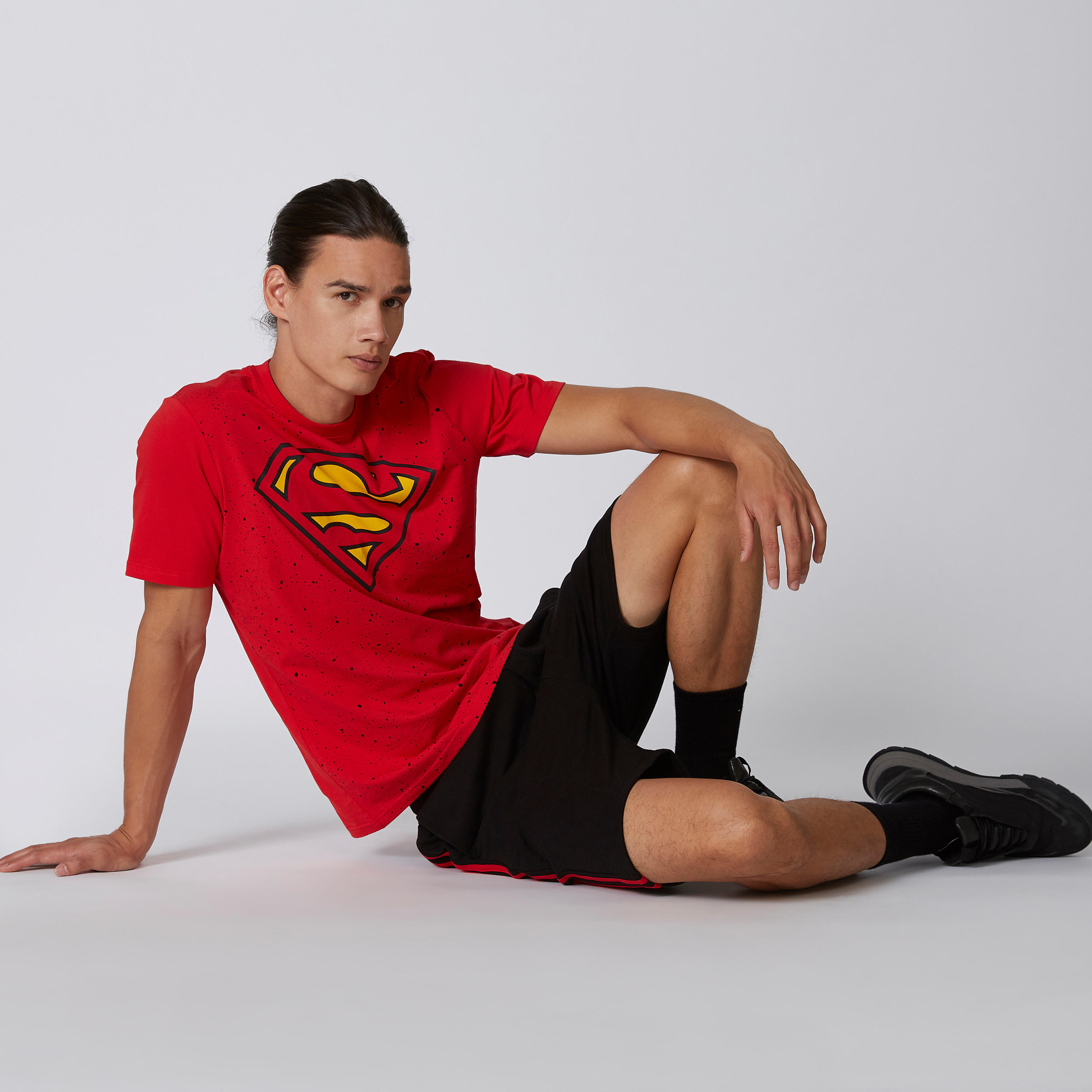 تيشيرت مستدام سليم بأكمام قصيرة وطبعات سوبرمان -men-clothing-tshirtsandpolos-tshirts-image-5
