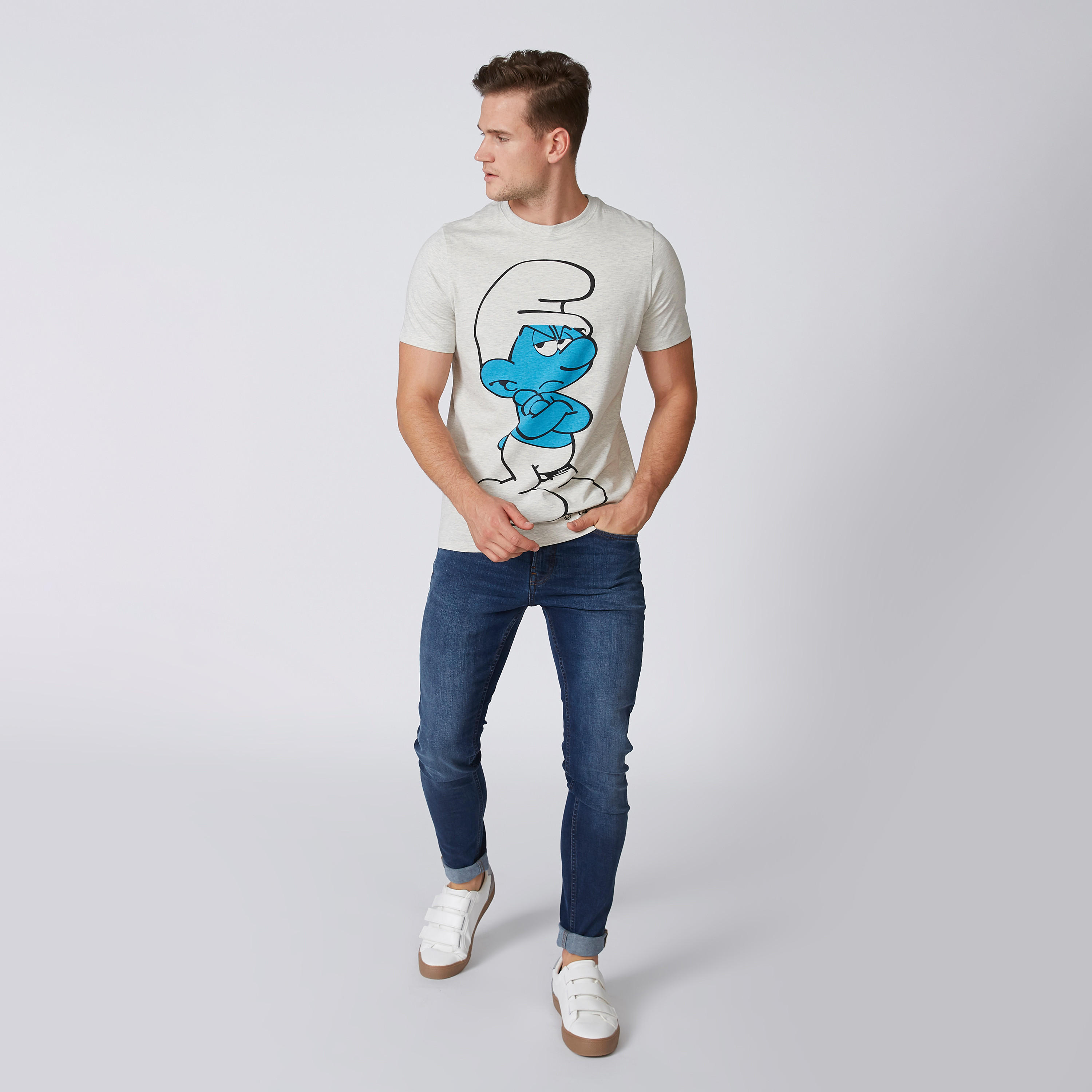 تيشيرت مستدام بقصّة سليم وطبعات وياقة مستديرة -men-clothing-tshirtsandpolos-tshirts-image-1