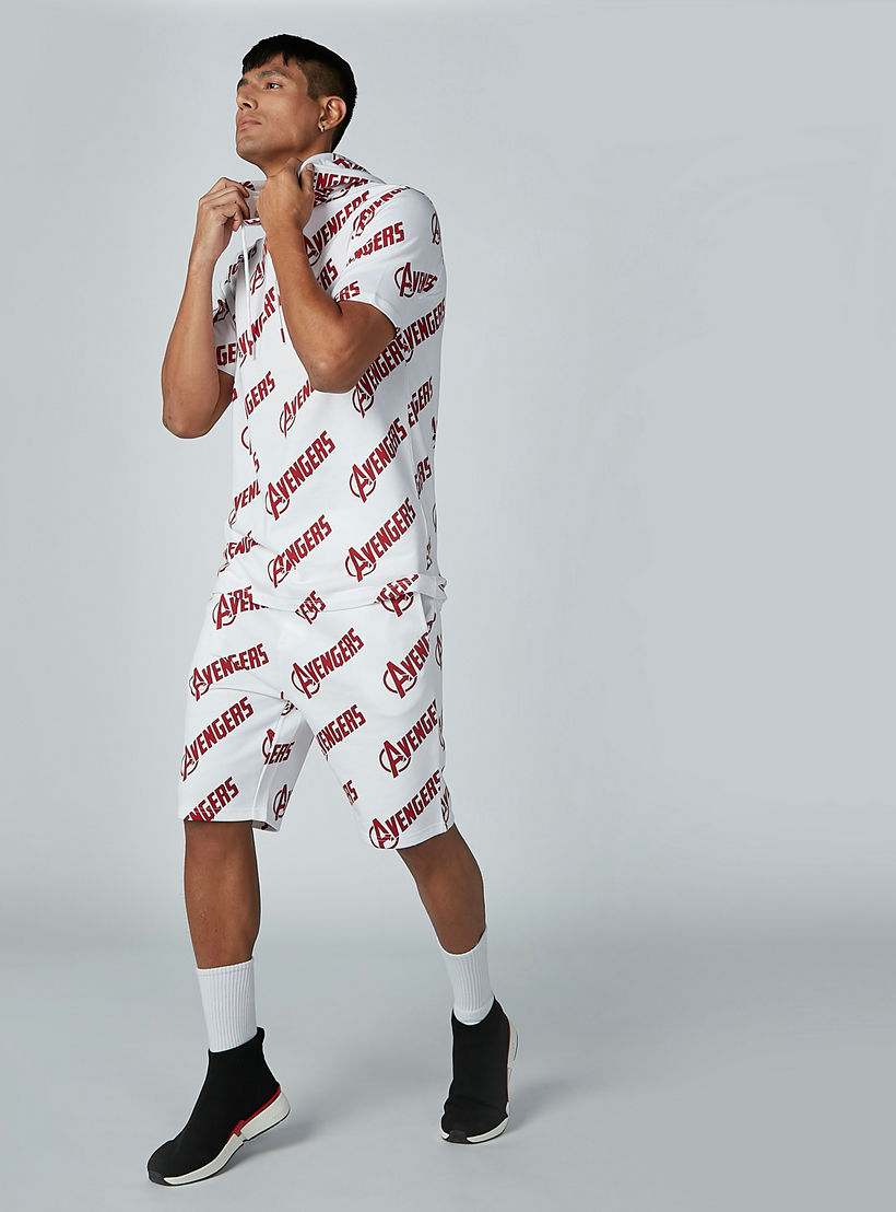 Sustainable Slim Fit Printed Mid Waist Shorts with Pocket Detail-men-clothing-bottoms-shorts-image-1