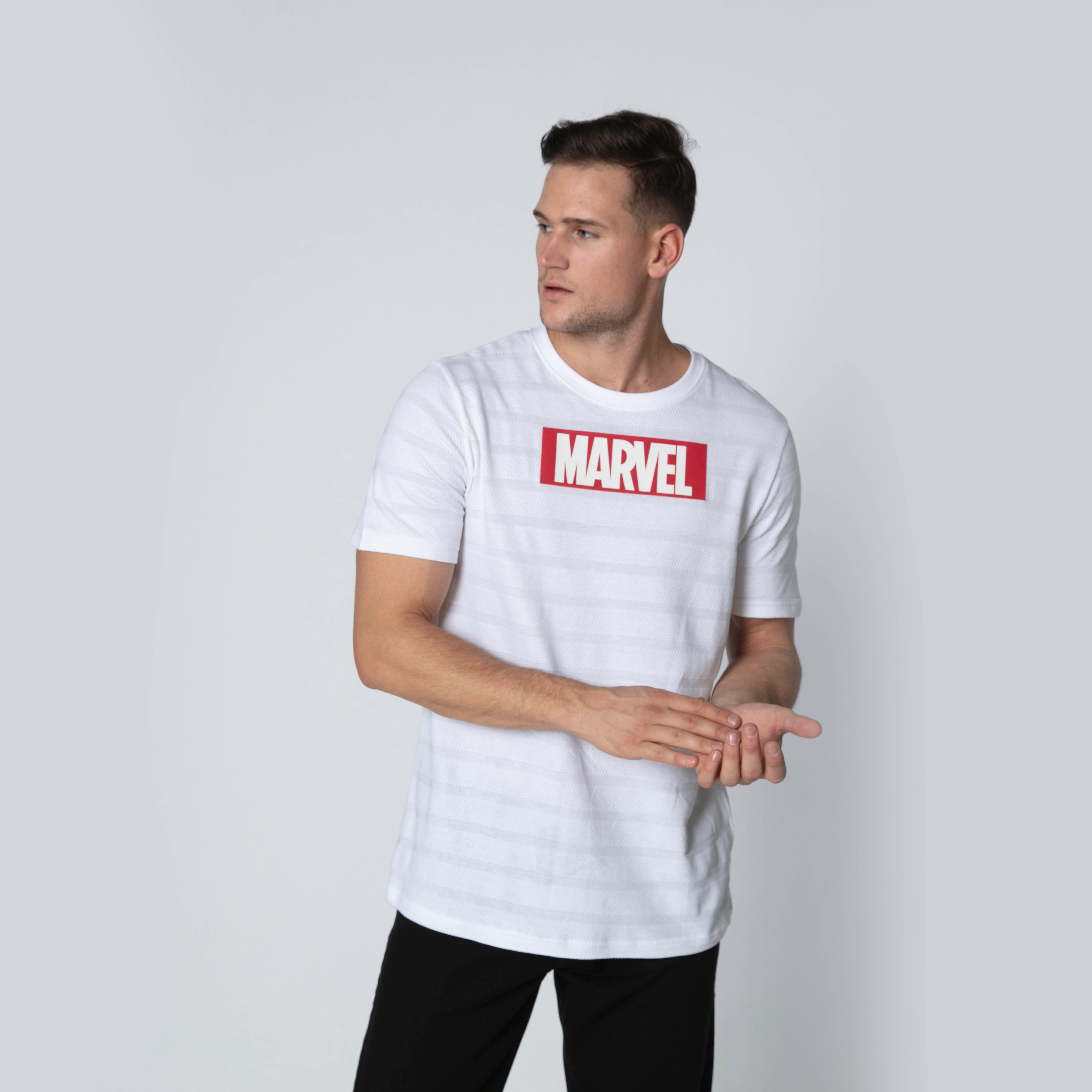 تيشيرت مستدام سليم بياقة مستديرة وطبعات مارفل-men-clothing-tshirtsandpolos-tshirts-image-1