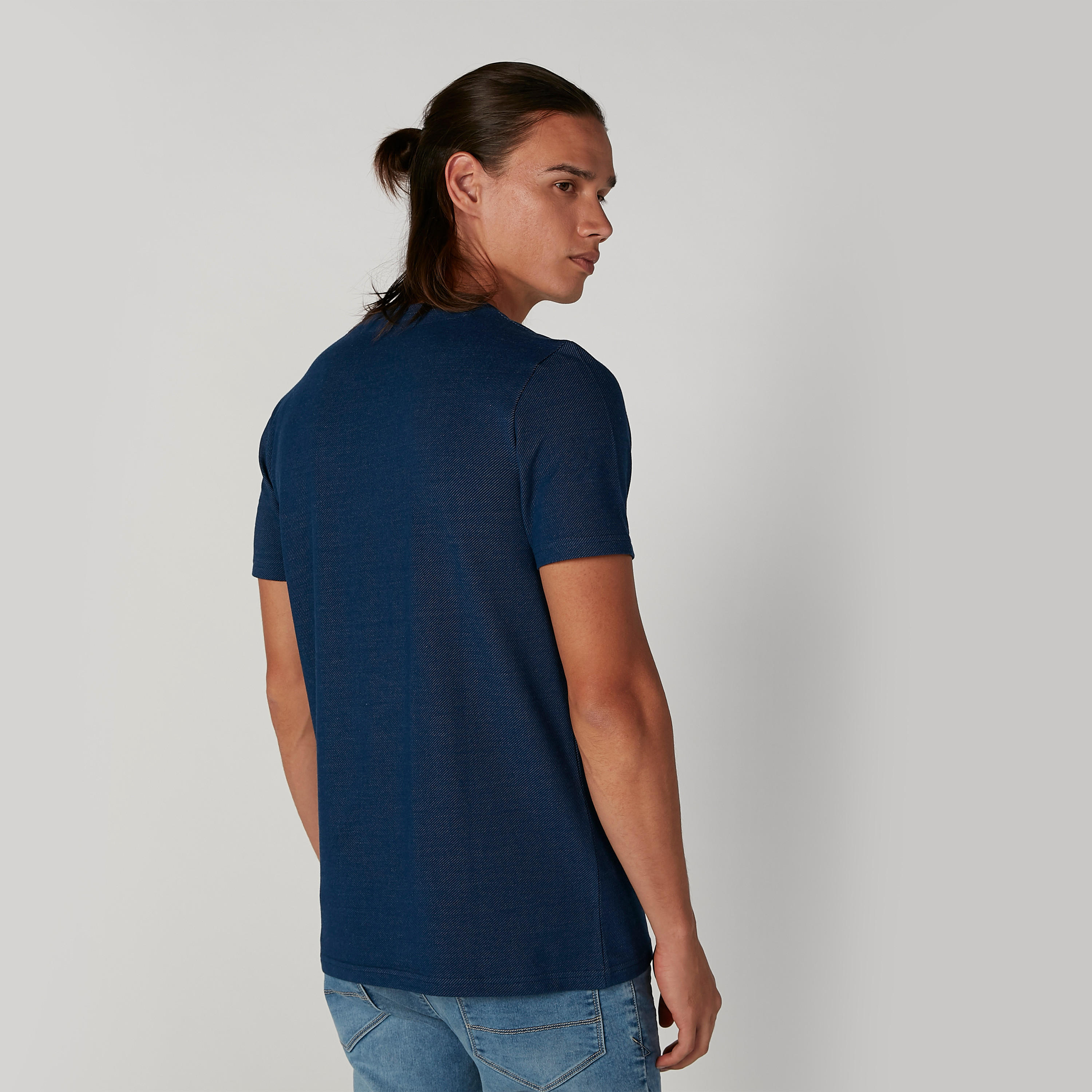 تيشيرت سليم بياقة مستديرة وأكمام قصيرة وطبعات سوبرمان-men-clothing-tshirtsandpolos-tshirts-image-4