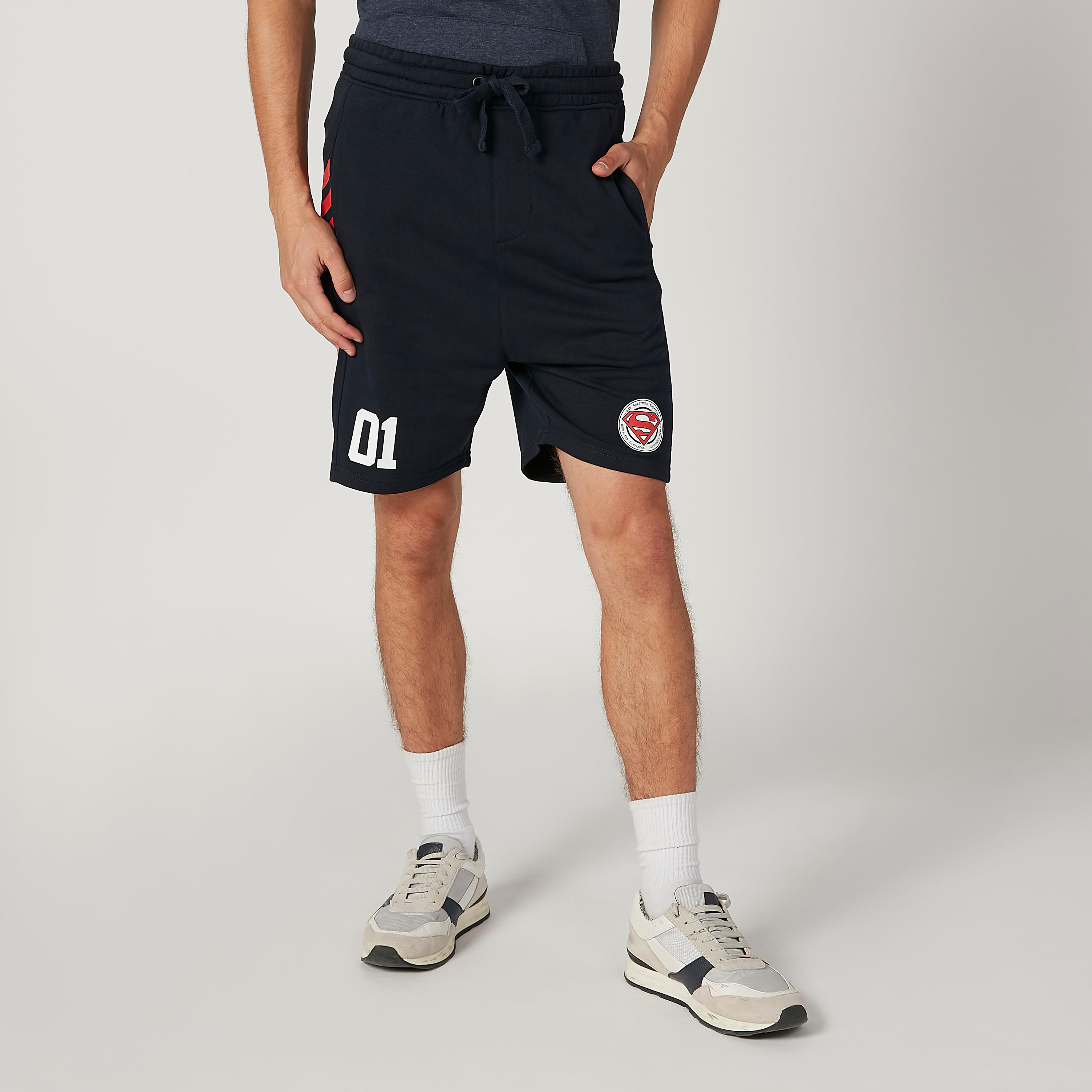 Sustainable Slim Fit Printed Mid Waist Shorts with Pocket Detail-men-clothing-bottoms-shorts-image-1