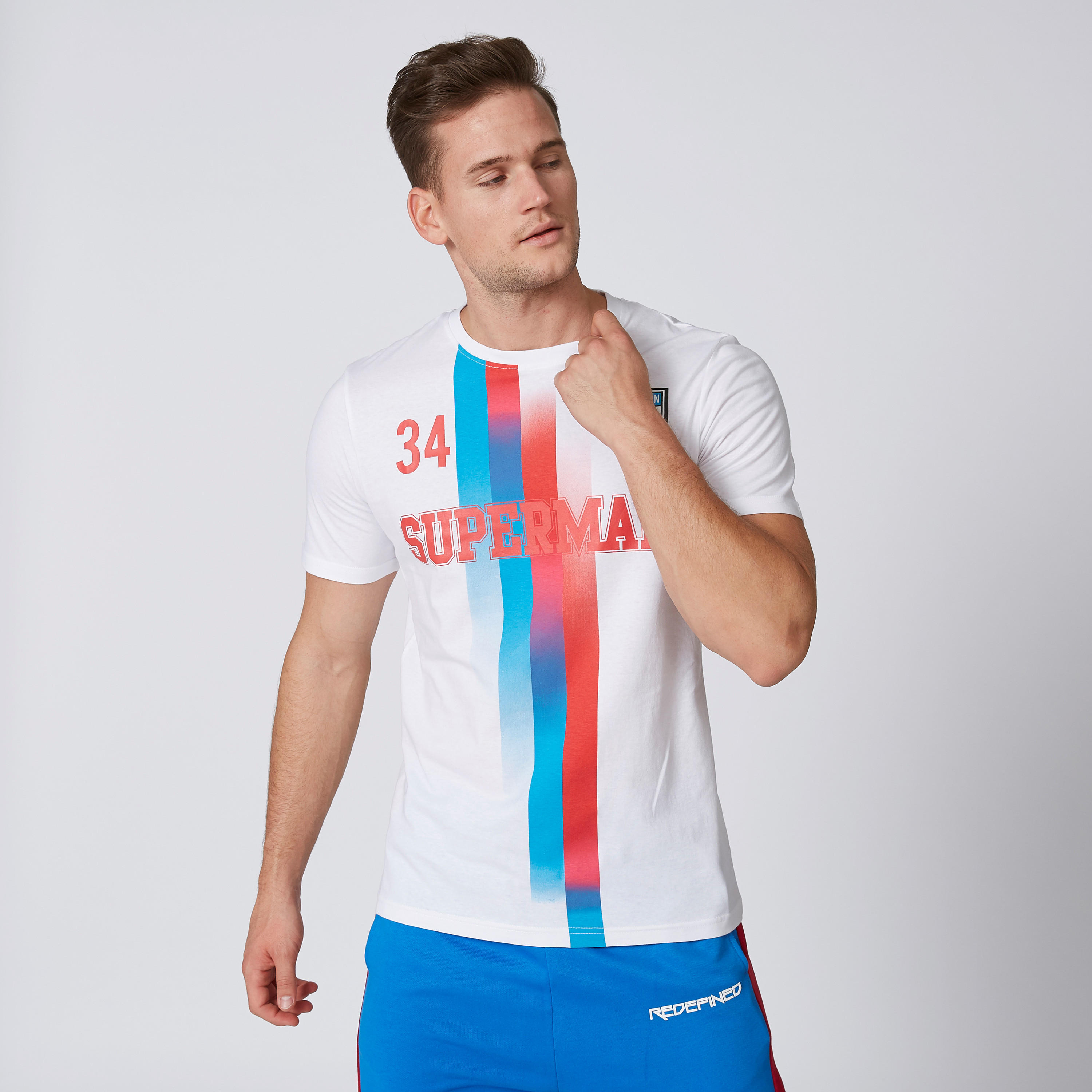 تيشيرت مستدام سليم بياقة ضيّقة وطبعات سوبرمان -men-clothing-tshirtsandpolos-tshirts-image-1
