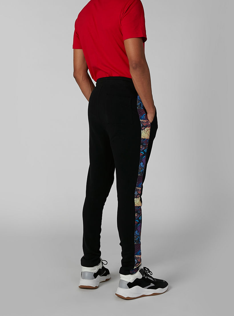بنطلون مستدام سليم بخصر متوسط الارتفاع وطبعات سوبرمان-men-clothing-bottoms-joggers-image-4
