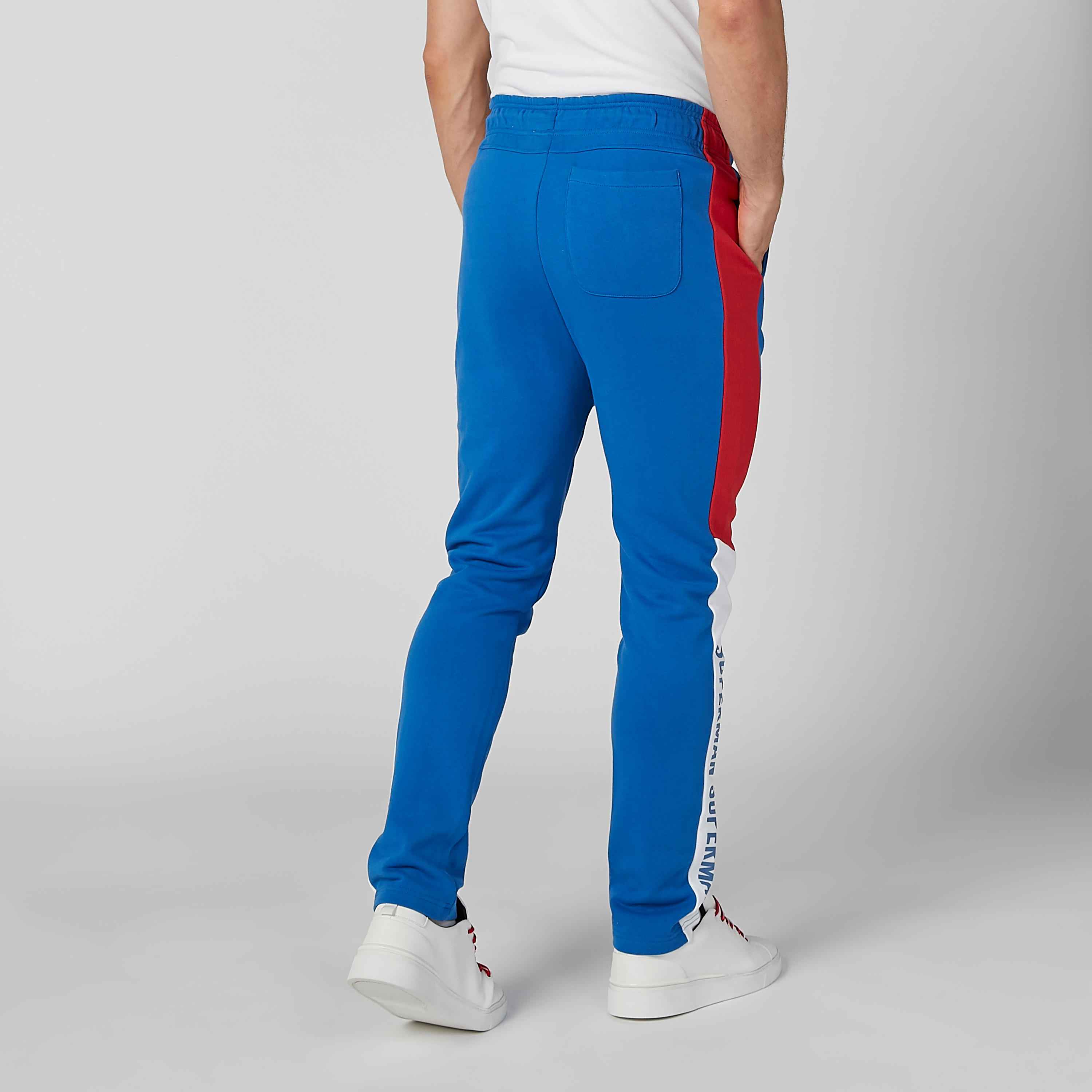 بنطلون مستدام طويل بخصر متوسط الارتفاع و طبعات سوبرمان-men-clothing-bottoms-joggers-image-3