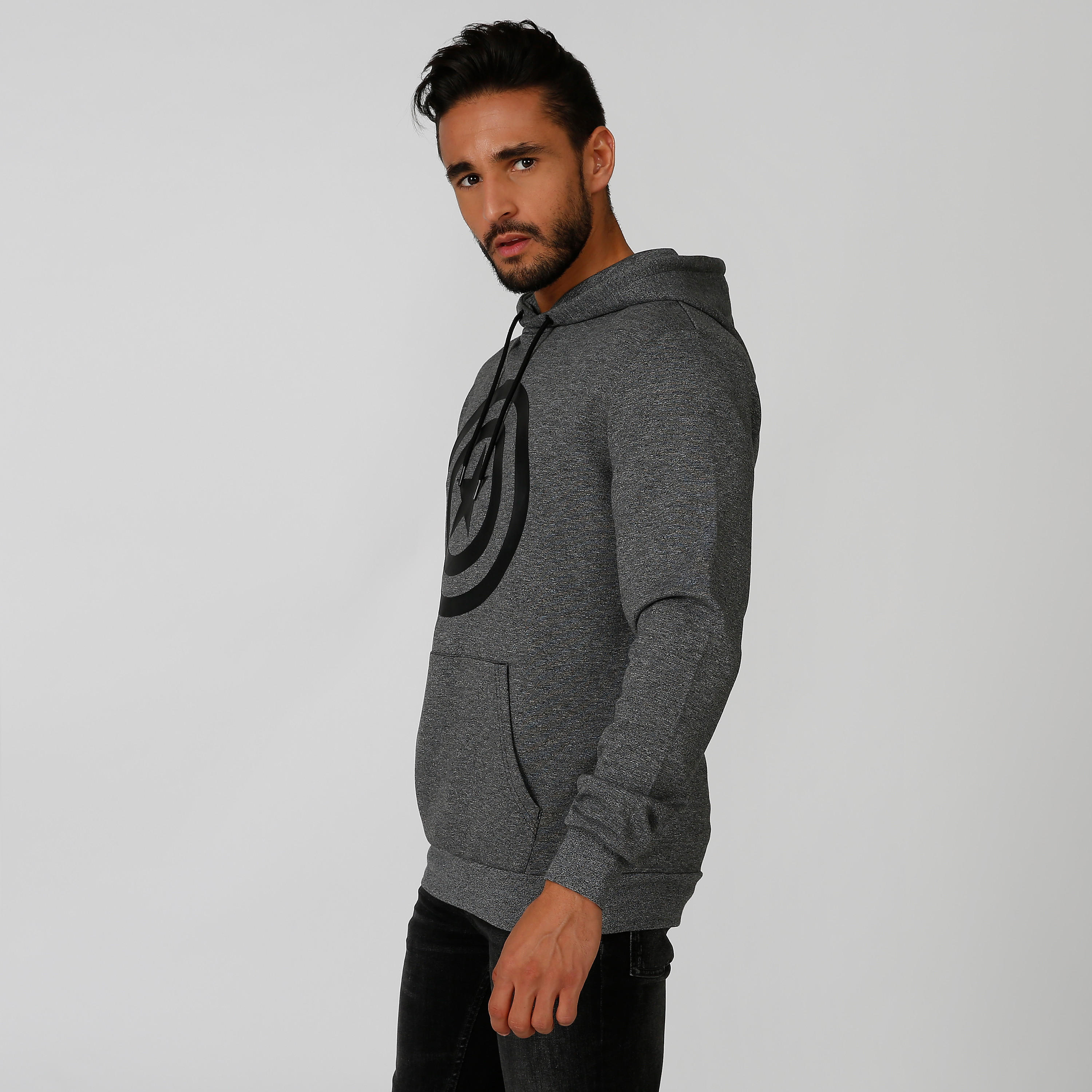 سويت شيرت بقبعة وأكمام طويلة وجيوب كانجارو وطبعات كابتن أمريكا-men-winterwear-hoodiesandsweatshirts-image-4