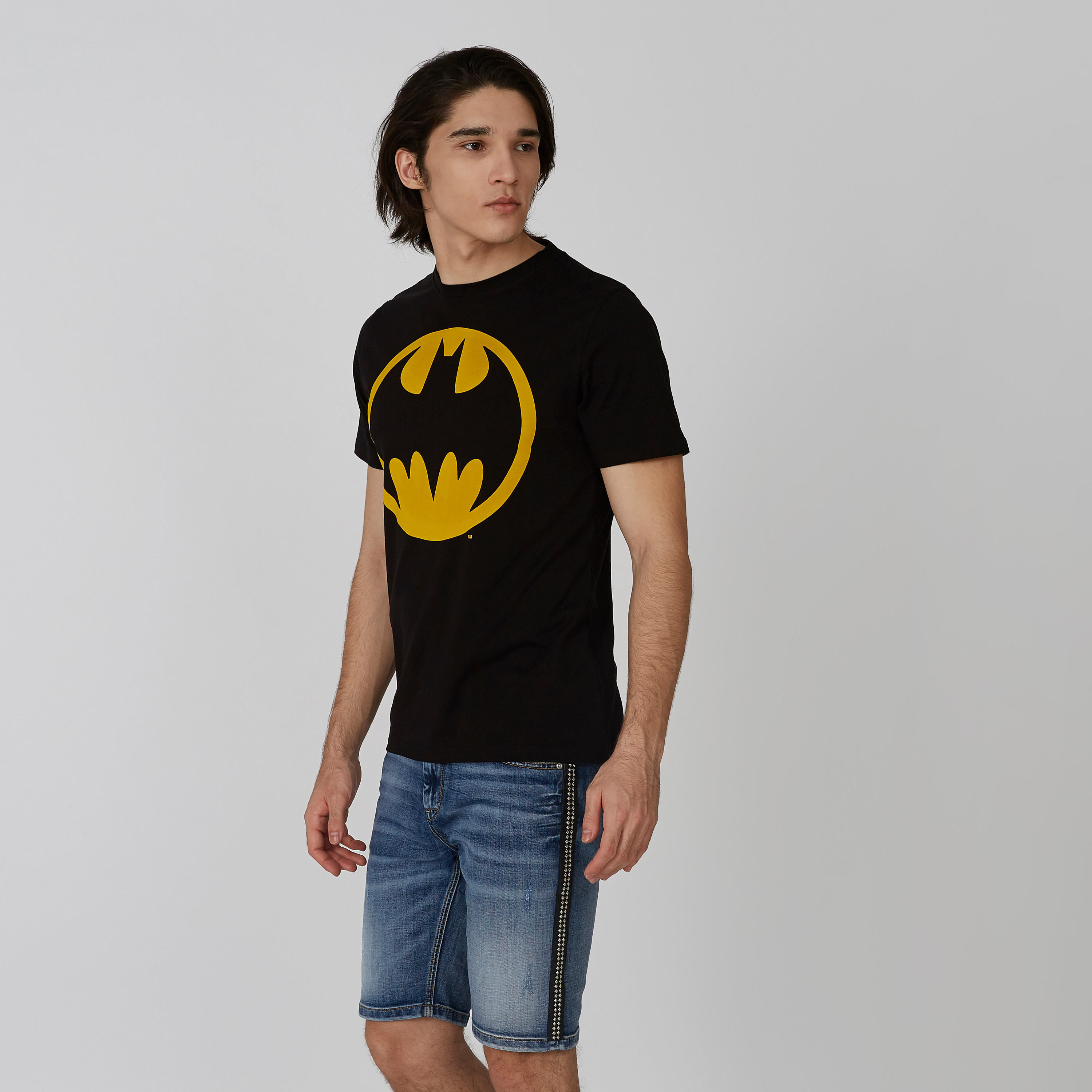 تيشيرت مستدام سليم بأكمام قصيرة وطبعات باتمان-men-clothing-tshirtsandpolos-tshirts-image-5