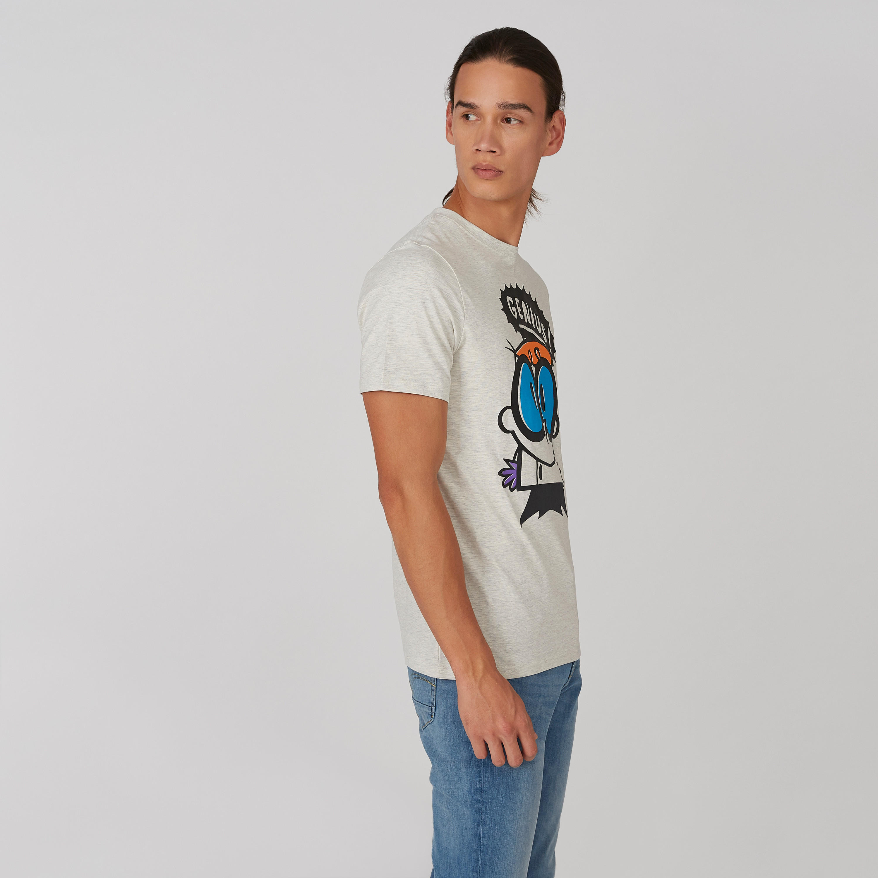 تيشيرت سليم بياقة ضيّقة وأكمام قصيرة وطبعات ديكستر-men-clothing-tshirtsandpolos-tshirts-image-4