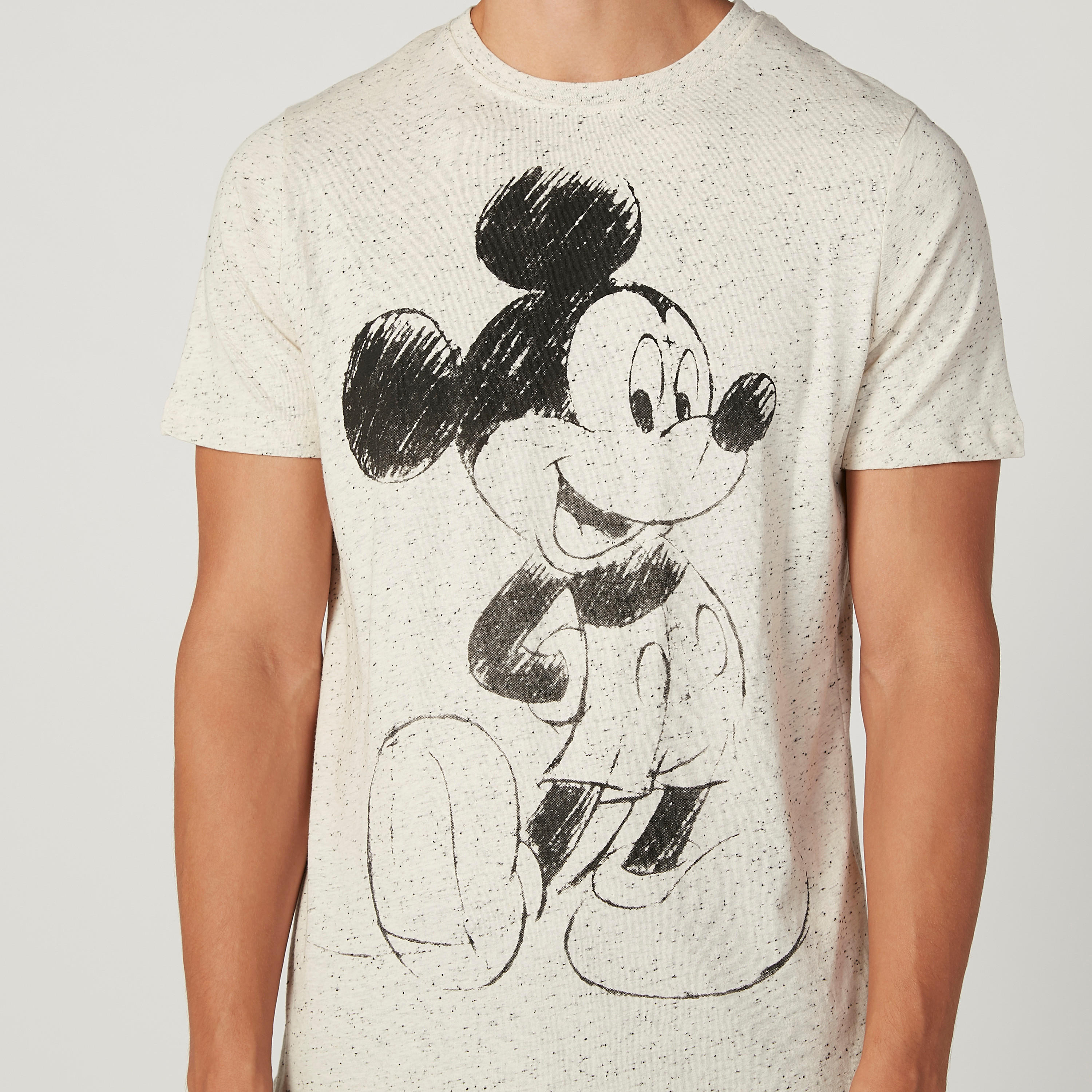 Sustainable Slim Fit Mickey Mouse Printed T-shirt with Crew Neck-men-clothing-tshirtsandpolos-tshirts-image-3