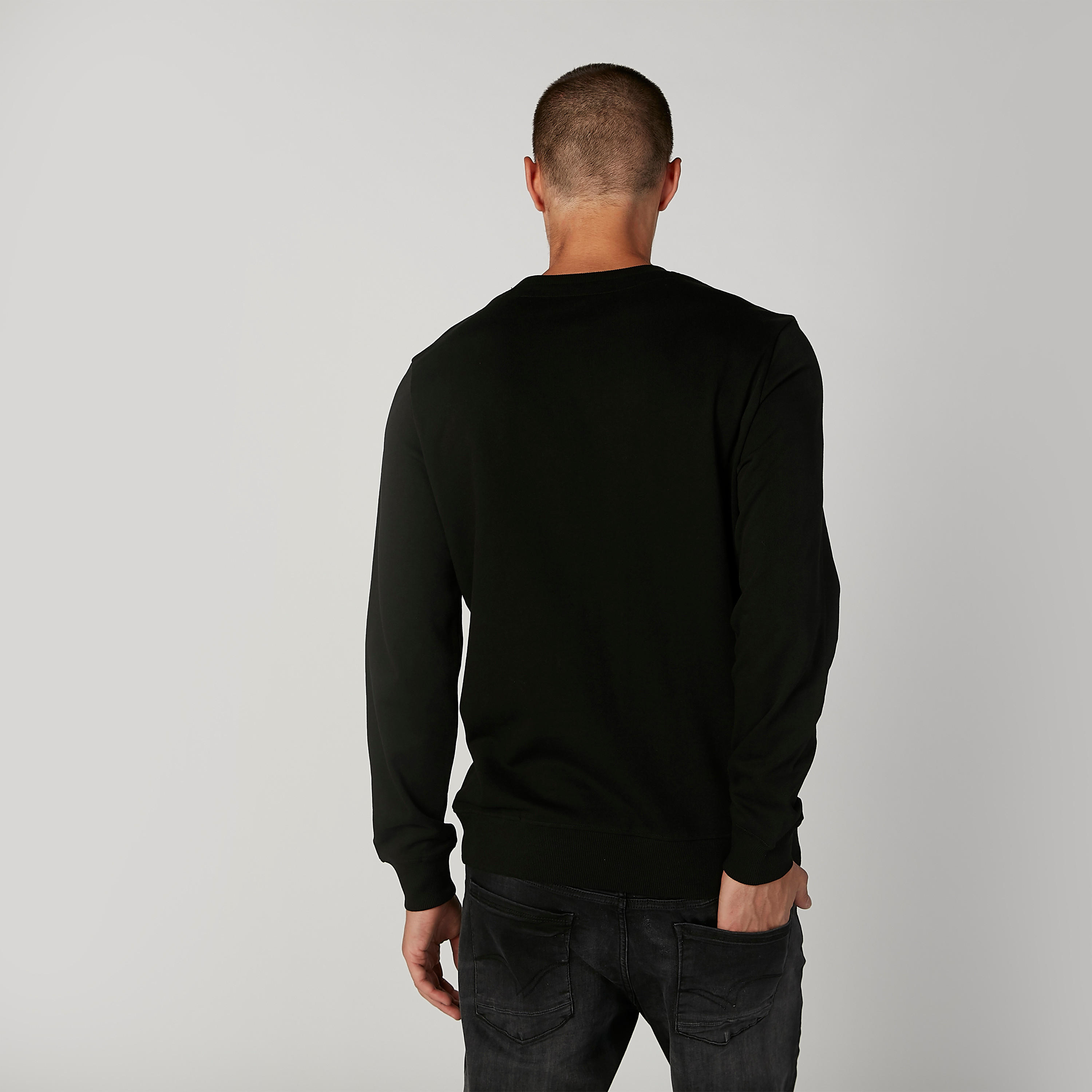 Sustainable Mickey Mouse Printed Sweatshirt with Long Sleeves-men-winterwear-hoodiesandsweatshirts-image-2