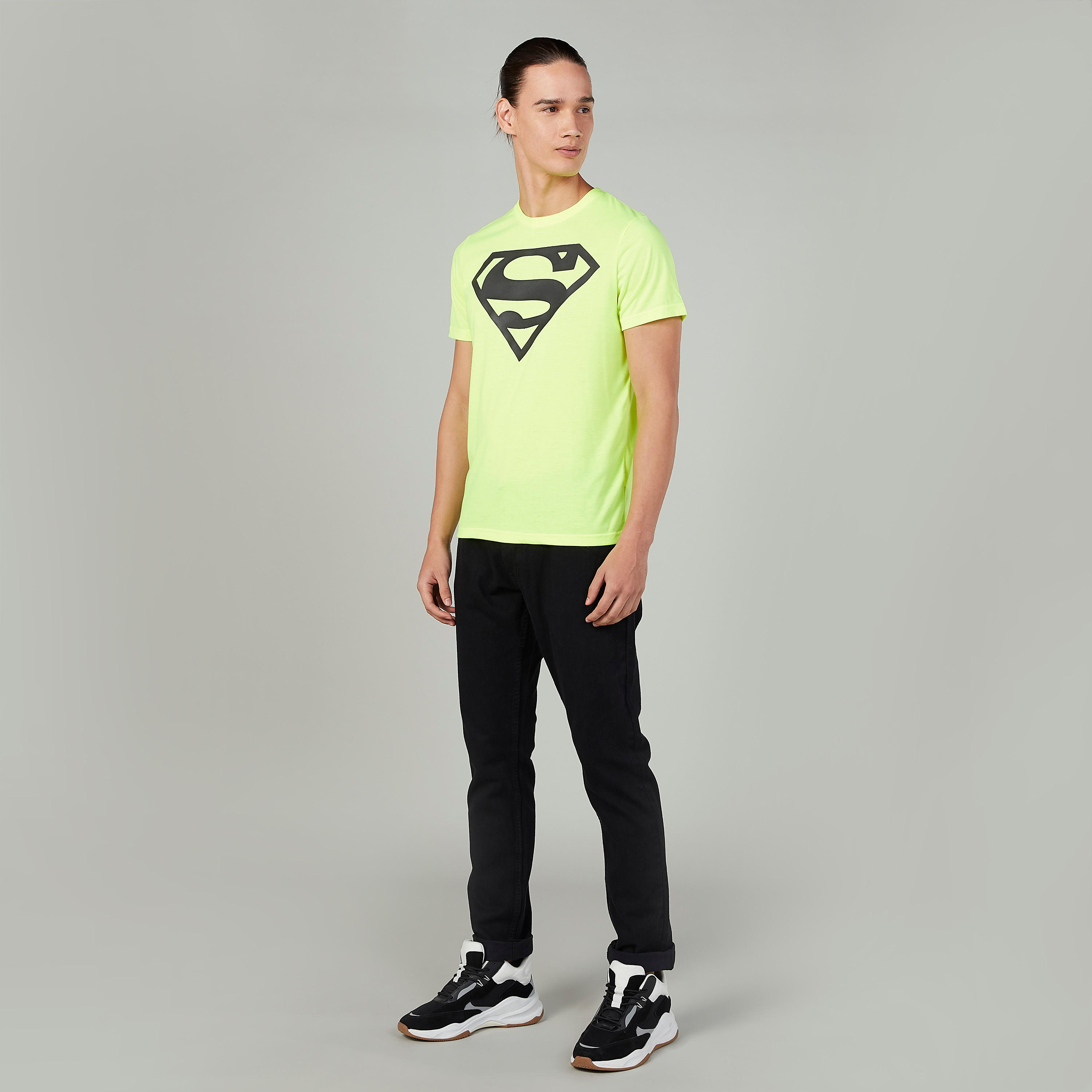 تيشيرت مستدام سليم بأكمام قصيرة وطبعات سوبرمان -men-clothing-tshirtsandpolos-tshirts-image-2