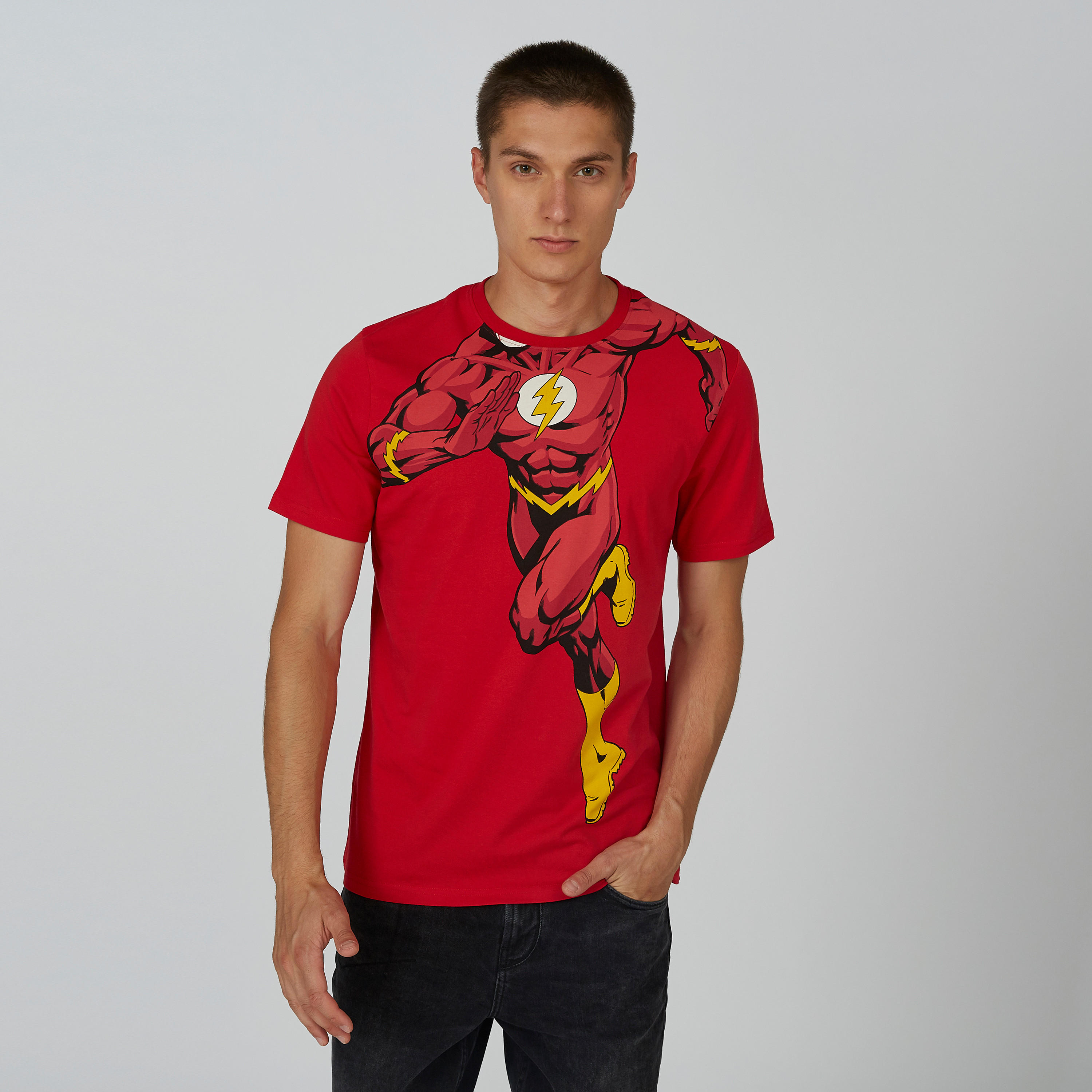 تيشيرت مستدام سليم بياقة مستديرة وأكمام قصيرة وطبعات -men-clothing-tshirtsandpolos-tshirts-image-1