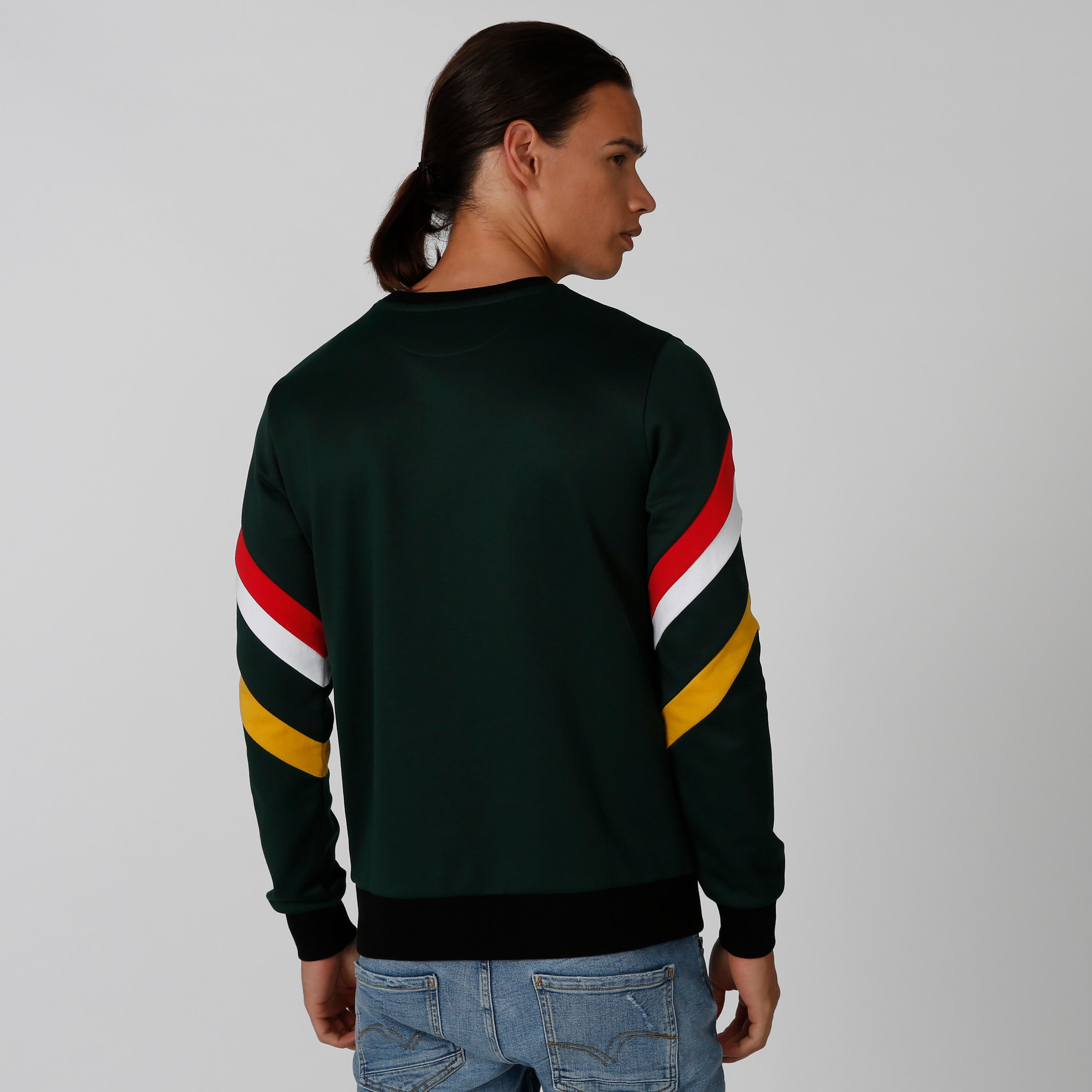 Sustainable Mickey Mouse Printed Sweatshirt with Long Sleeves-men-winterwear-hoodiesandsweatshirts-image-2