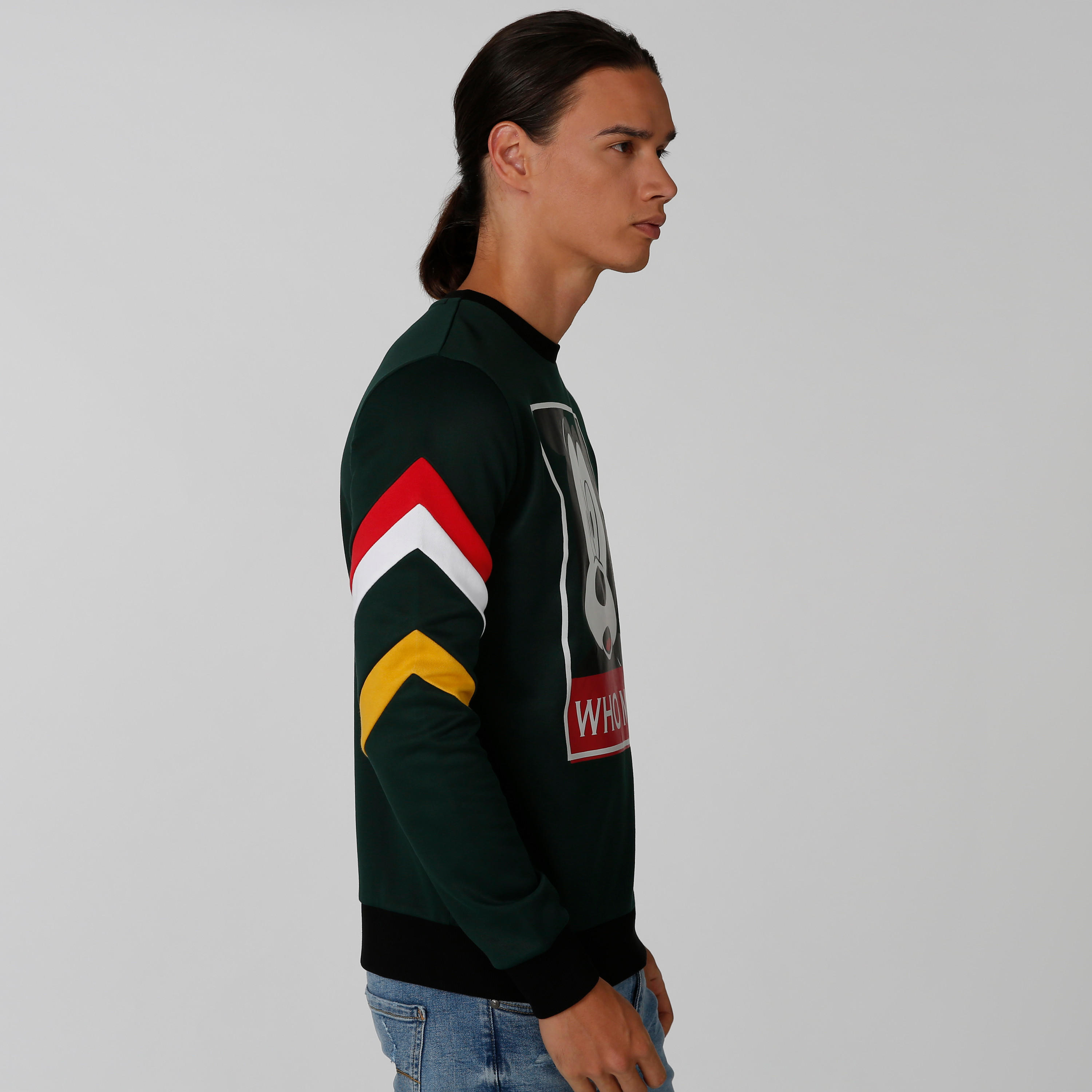 Sustainable Mickey Mouse Printed Sweatshirt with Long Sleeves-men-winterwear-hoodiesandsweatshirts-image-3