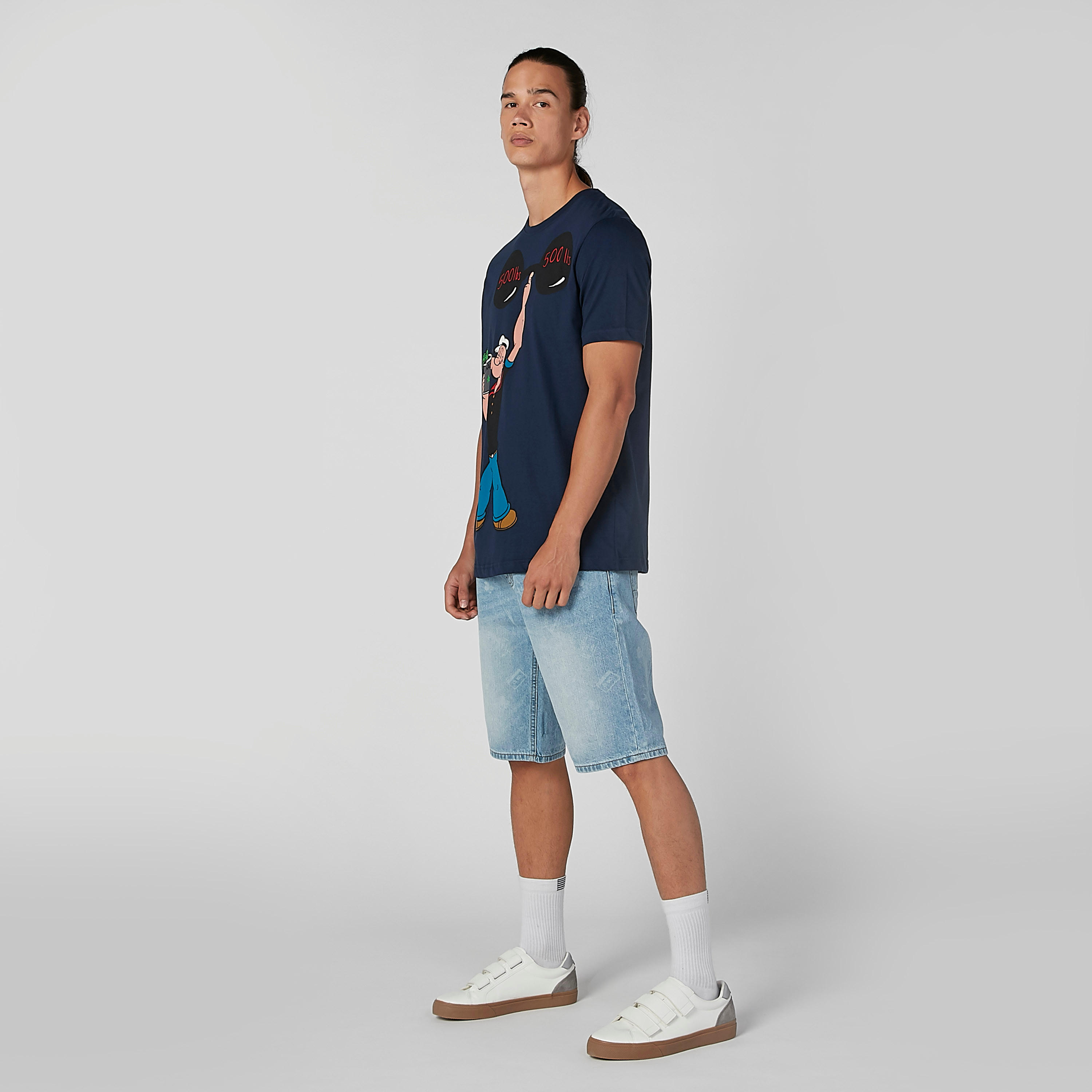 تيشيرت مستدام سليم بياقة مستديرة وطبعات بوبوي-men-clothing-tshirtsandpolos-tshirts-image-1