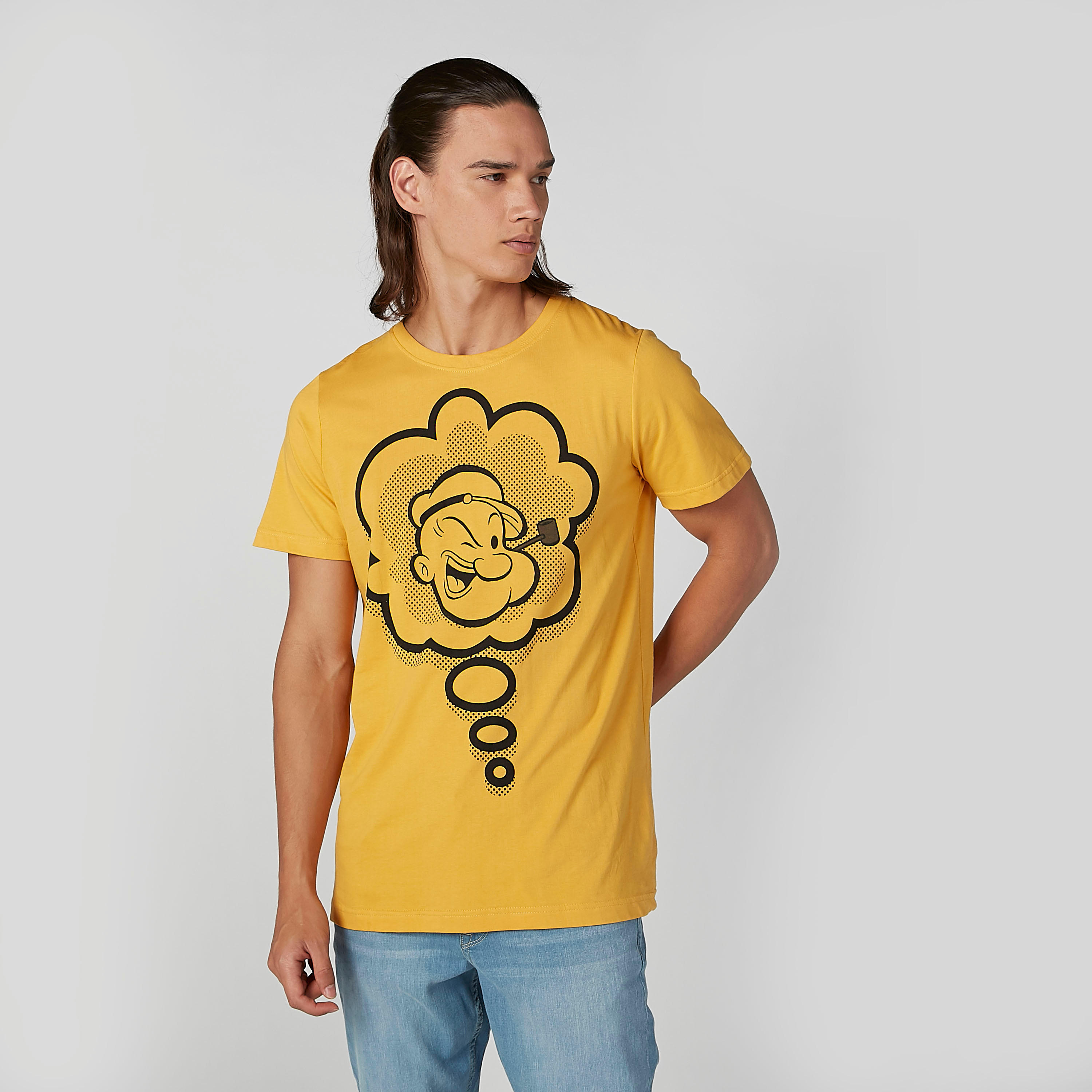 تيشيرت مستدام بقصّة سليم وياقة مستديرة وطبعات بوبوي -men-clothing-tshirtsandpolos-tshirts-image-2