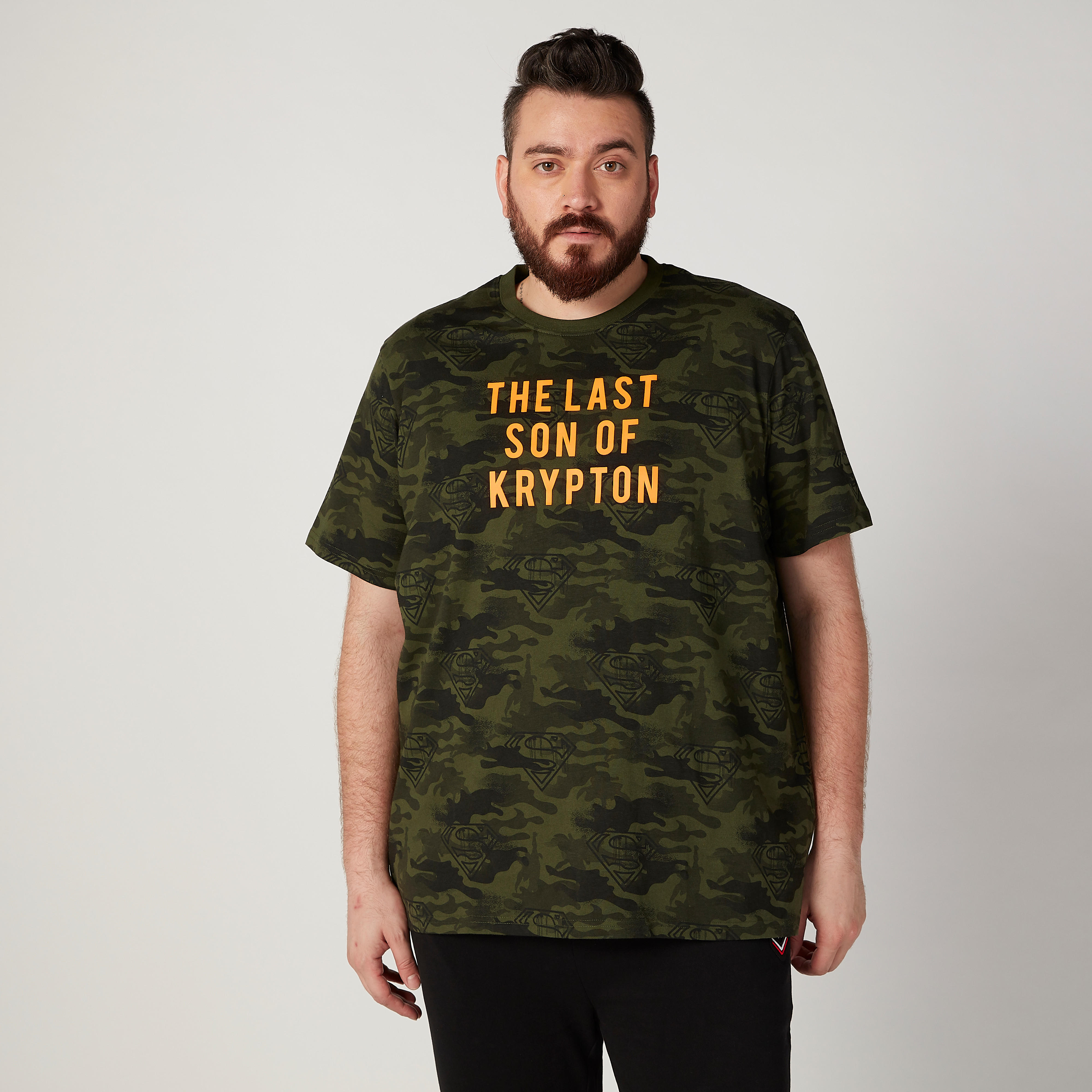 تيشيرت مستدام بأكمام قصيرة وطبعات سوبرمان -men-clothing-tshirtsandpolos-tshirts-image-1