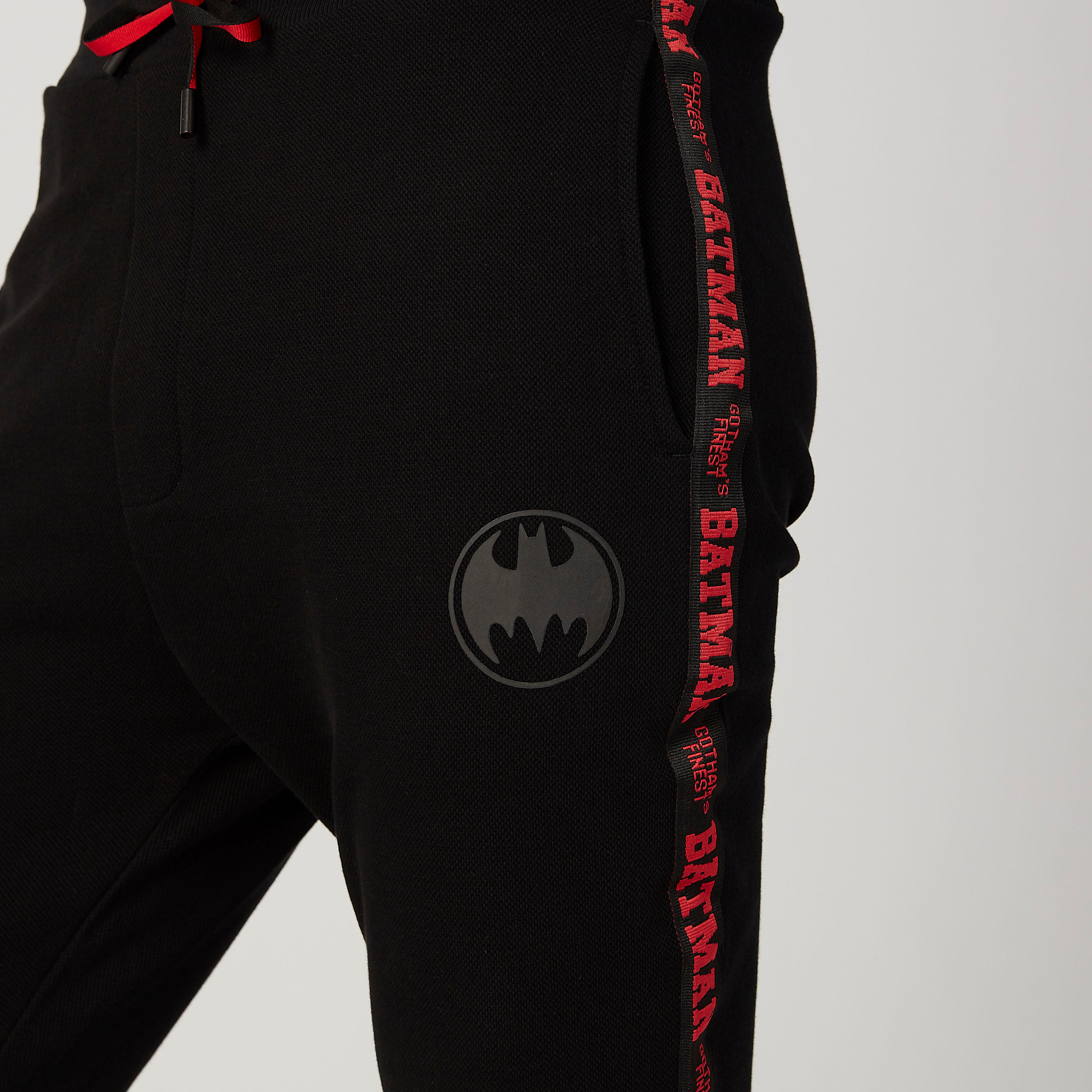 بنطال رياضي بخصر مطّاطي وجيوب وطبعات باتمان-men-clothing-bottoms-joggers-image-3