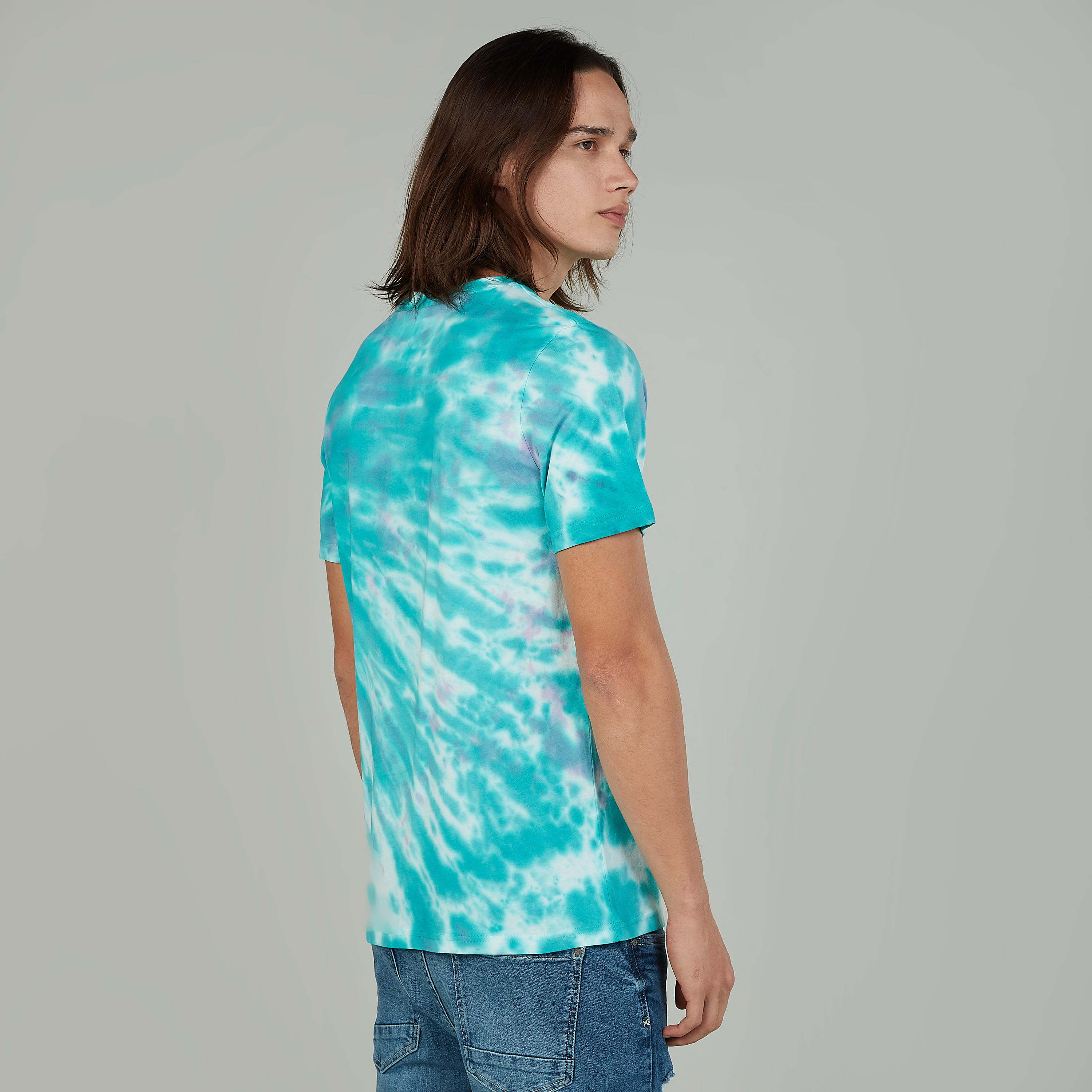 تيشيرت بياقة مستديرة وأكمام قصيرة وطبعات ميكي ماوس-men-clothing-tshirtsandpolos-tshirts-image-4