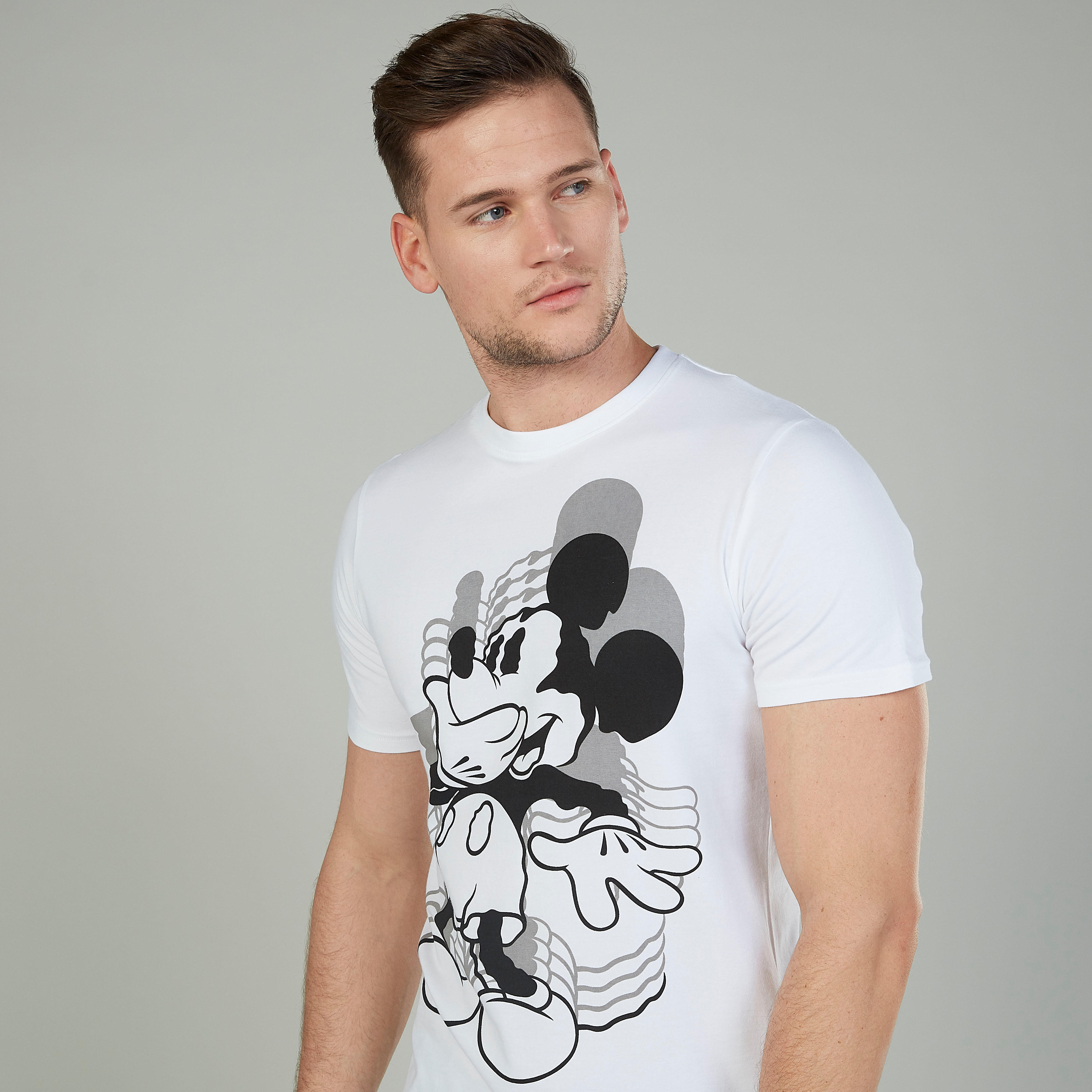 Sustainable Slim Fit Mickey Mouse Printed T-shirt with Crew Neck-men-clothing-tshirtsandpolos-tshirts-image-3