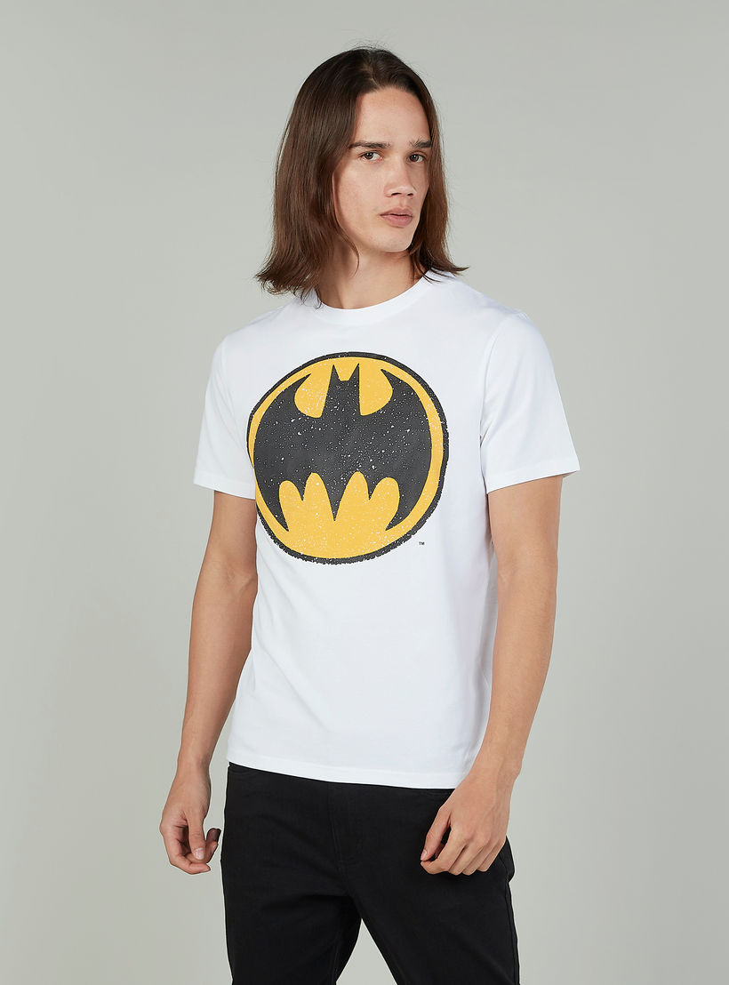 تيشيرت مستدام سليم بياقة ضيّقة وطبعات سمايلي وورلد -men-clothing-tshirtsandpolos-tshirts-image-5