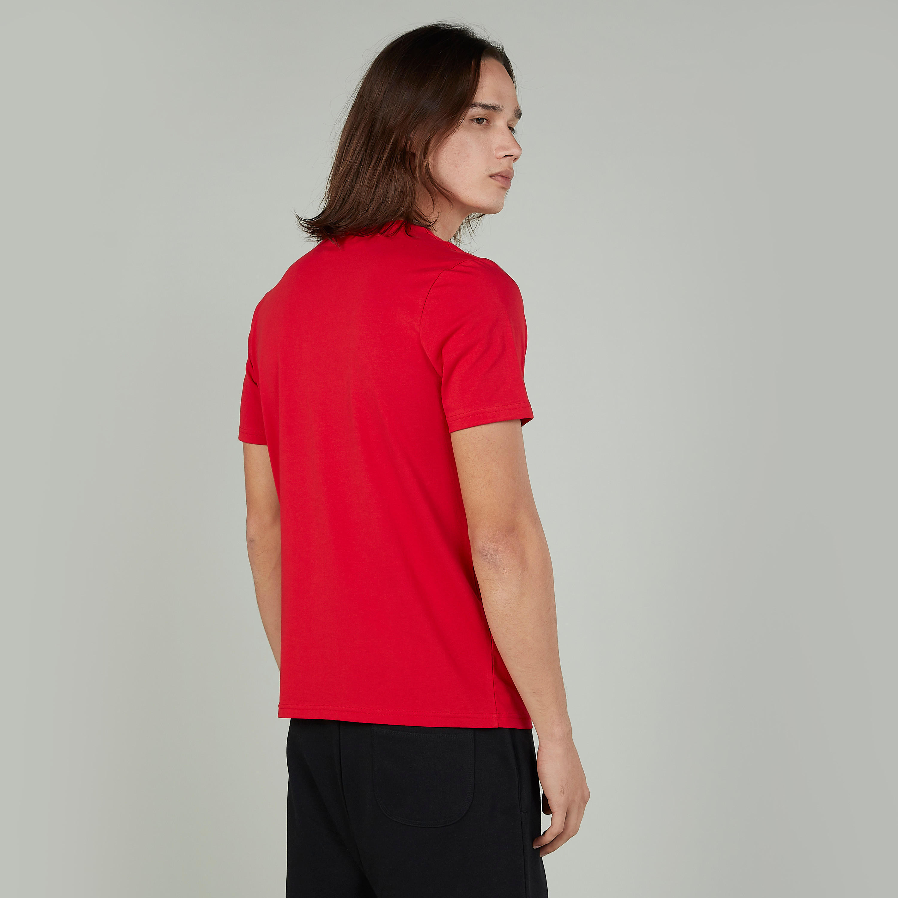 تيشيرت مستدام سليم بياقة ضيّقة وأكمام قصيرة وطبعات  -men-clothing-tshirtsandpolos-tshirts-image-4